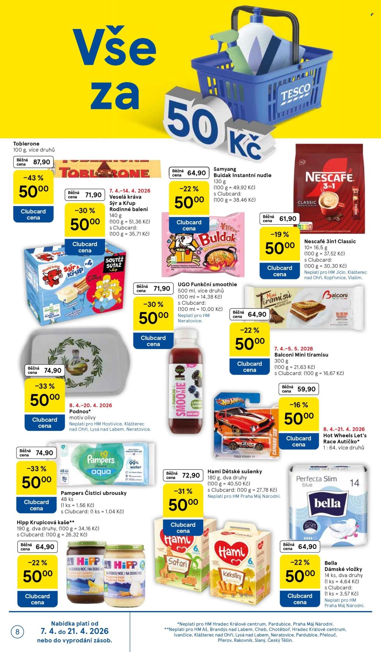 TESCO leták - Vše za 10 20 50 Kč (2026-04-07 - 2026-04-14)