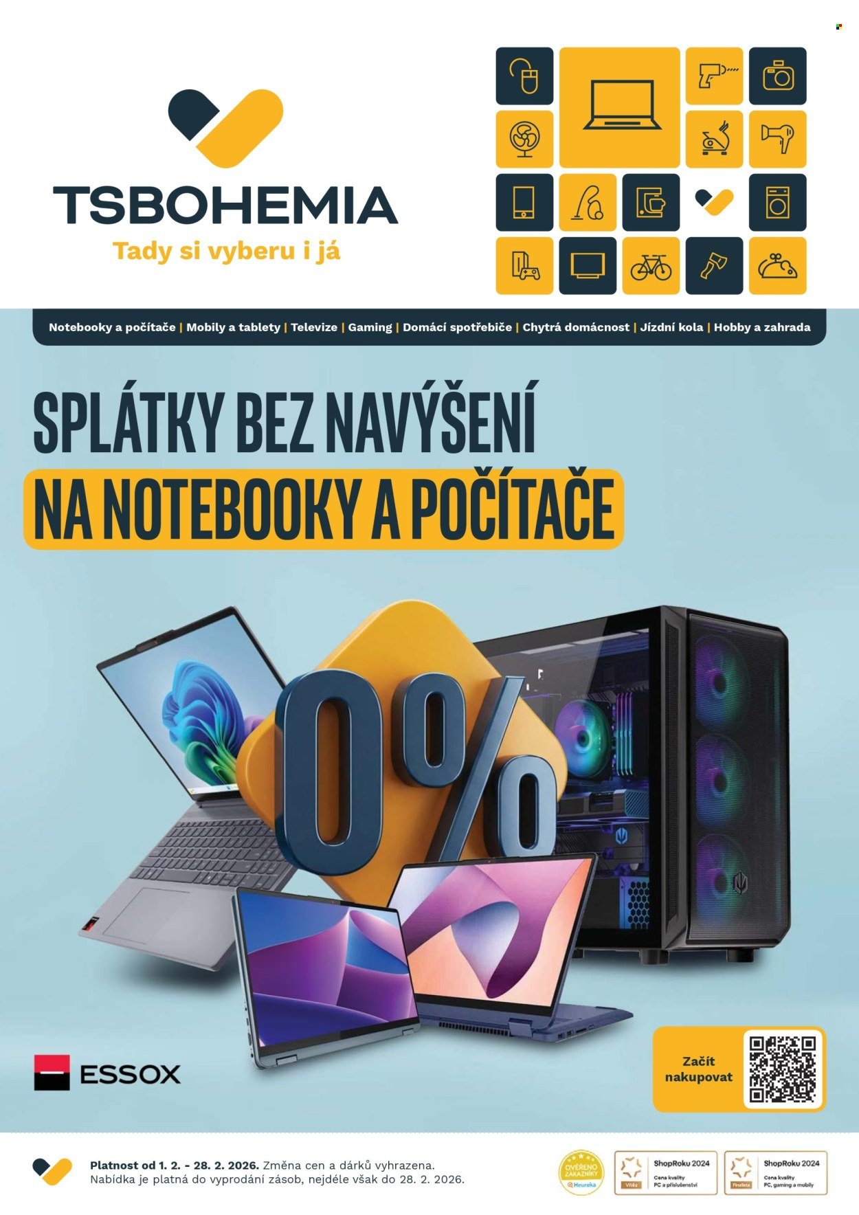 T.S. BOHEMIA leták - Od neděle 1.2.2026 (2026-02-01 - 2026-02-28)