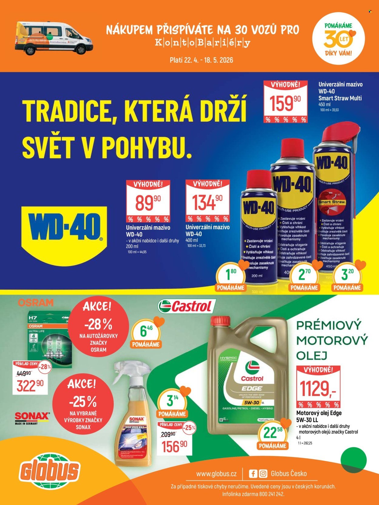 GLOBUS leták - Od středy 22.4.2026 (2026-04-22 - 2026-05-18)