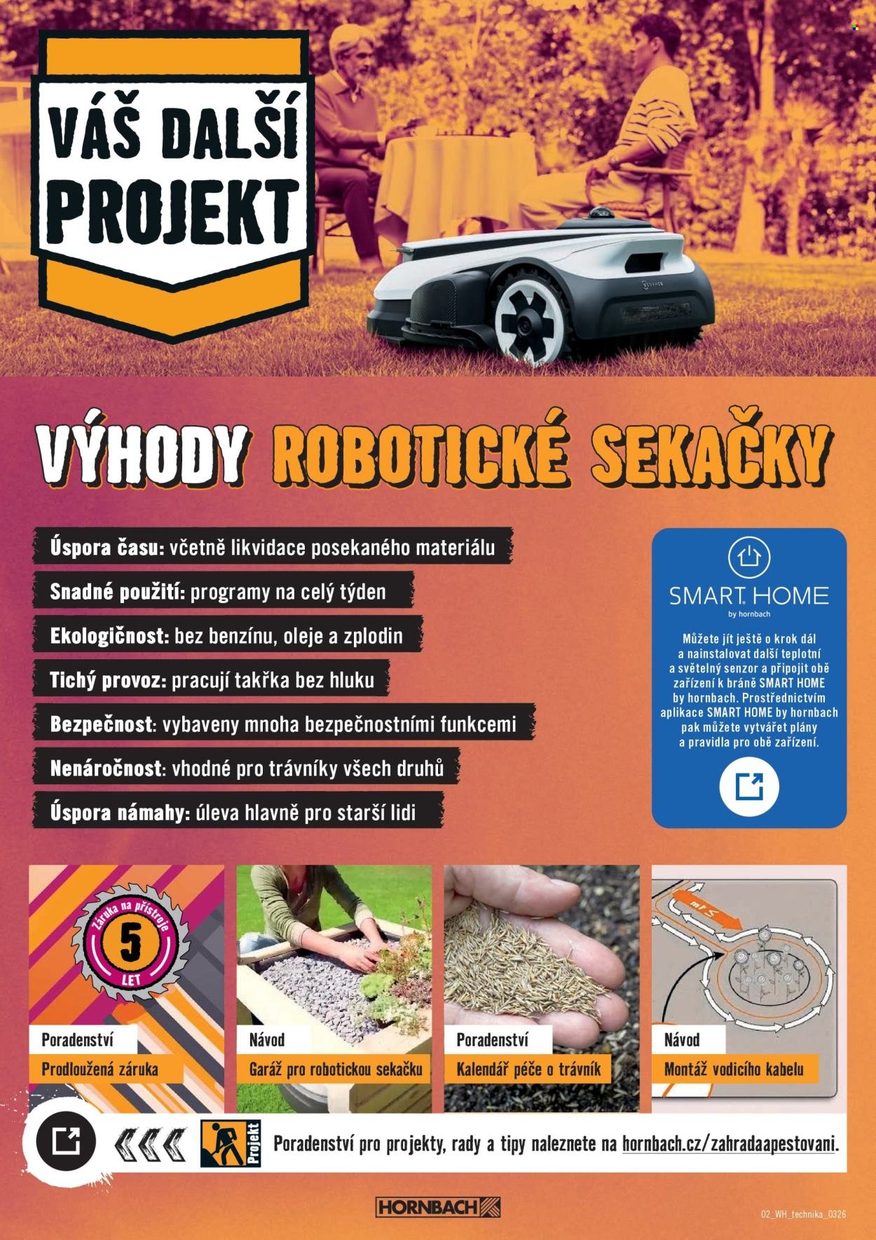 HORNBACH leták - Váš další projekt - Technická zahrada (2026-03-18 - 2026-04-01)