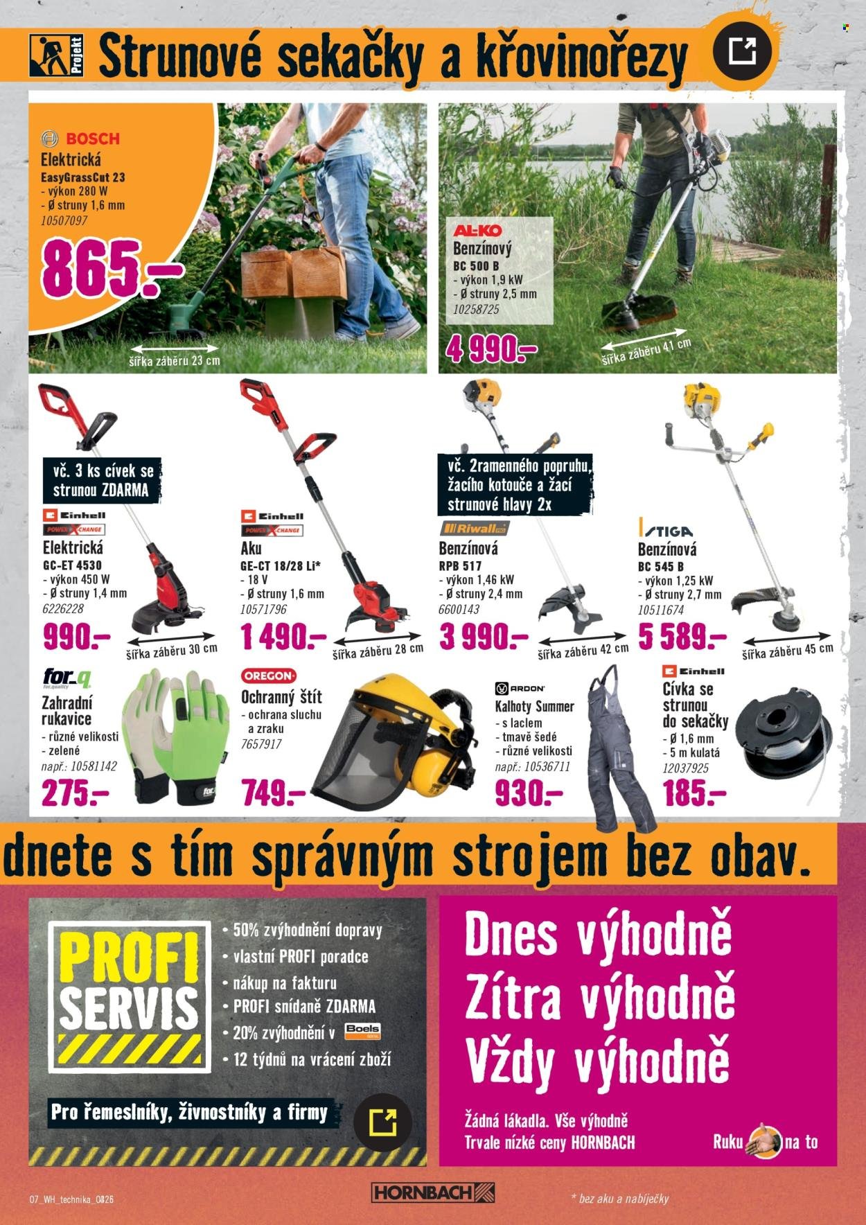 HORNBACH leták - Váš další projekt - Technická zahrada (2026-03-18 - 2026-04-01)