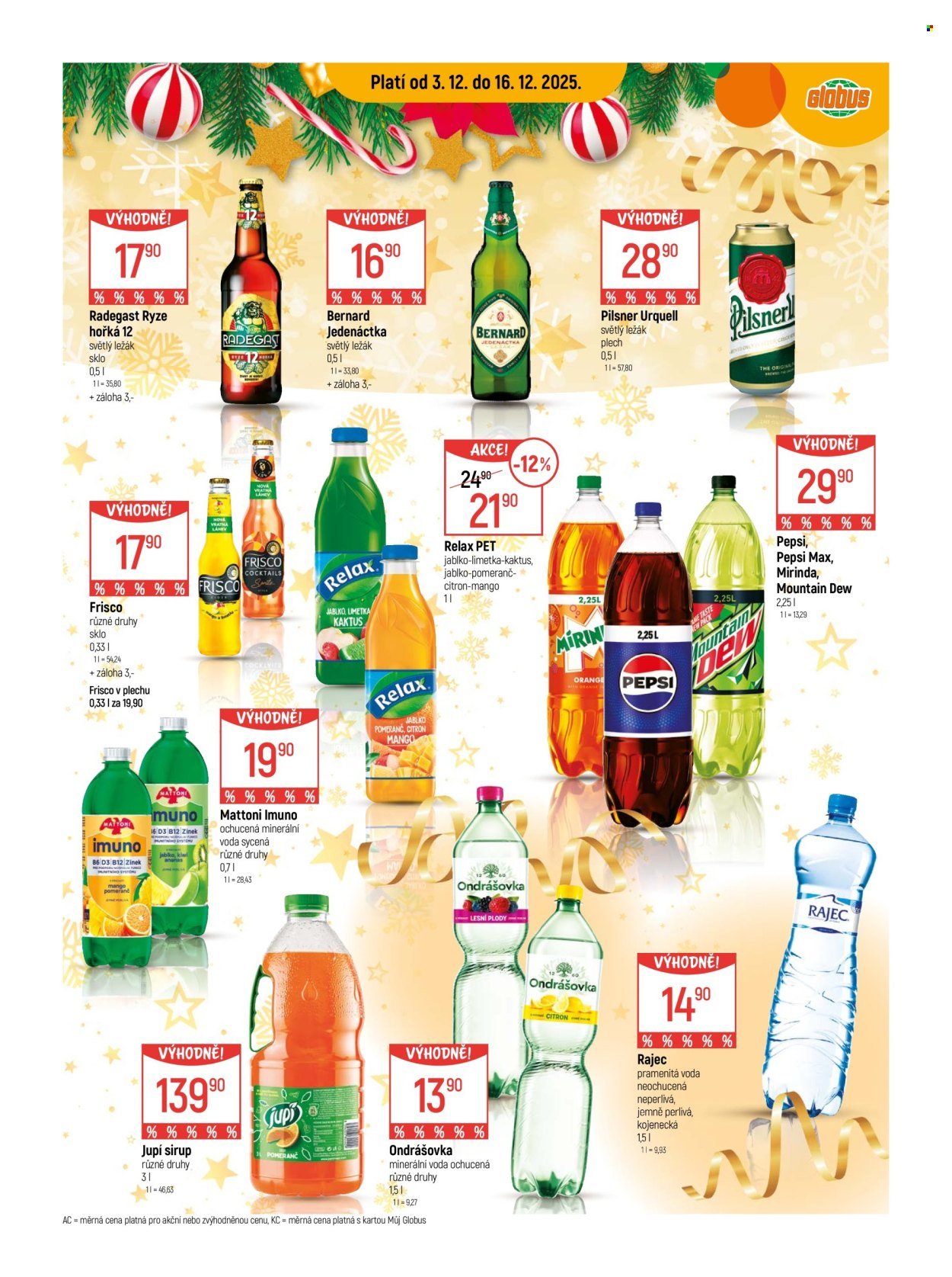 GLOBUS leták - Od středy 3.12.2025 (2025-12-03 - 2025-12-16)