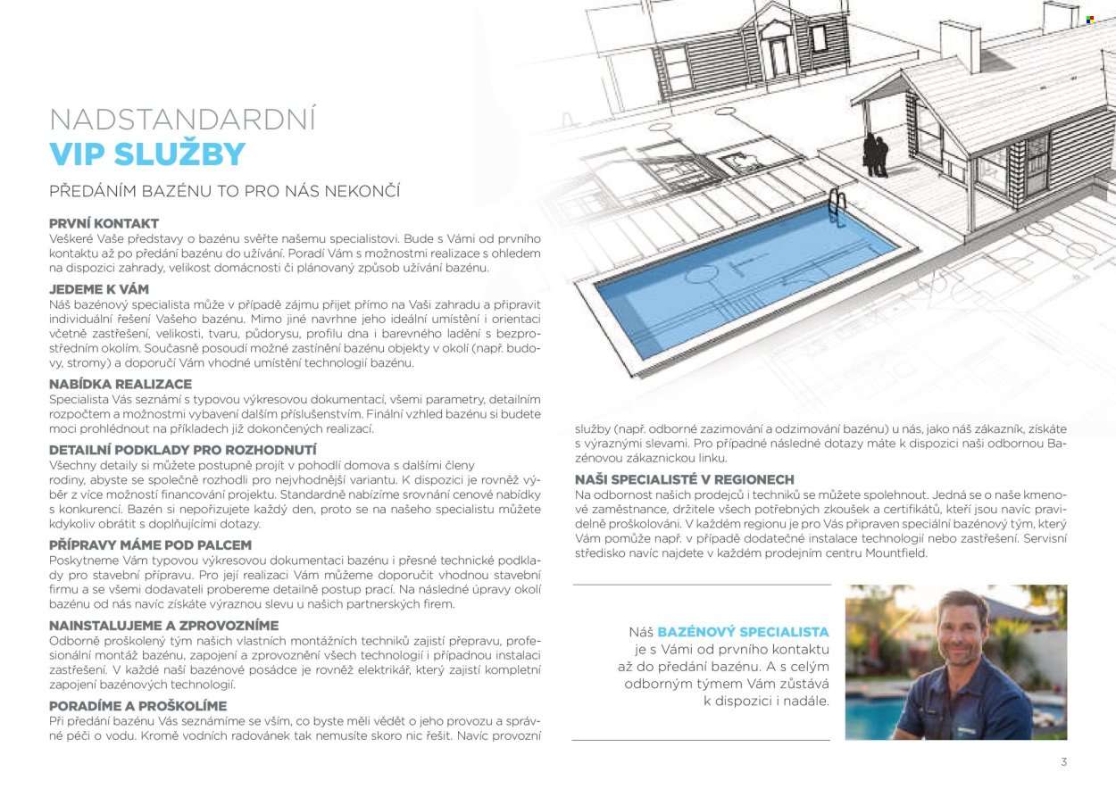 MOUNTFIELD leták - Katalog prémiových bazénů (2026-05-15)