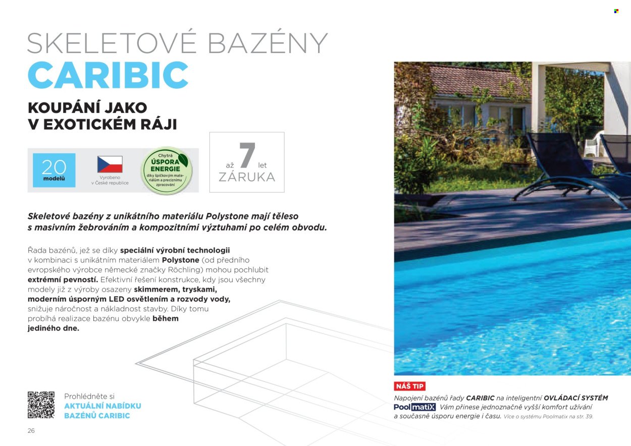 MOUNTFIELD leták - Katalog prémiových bazénů (2026-05-15)