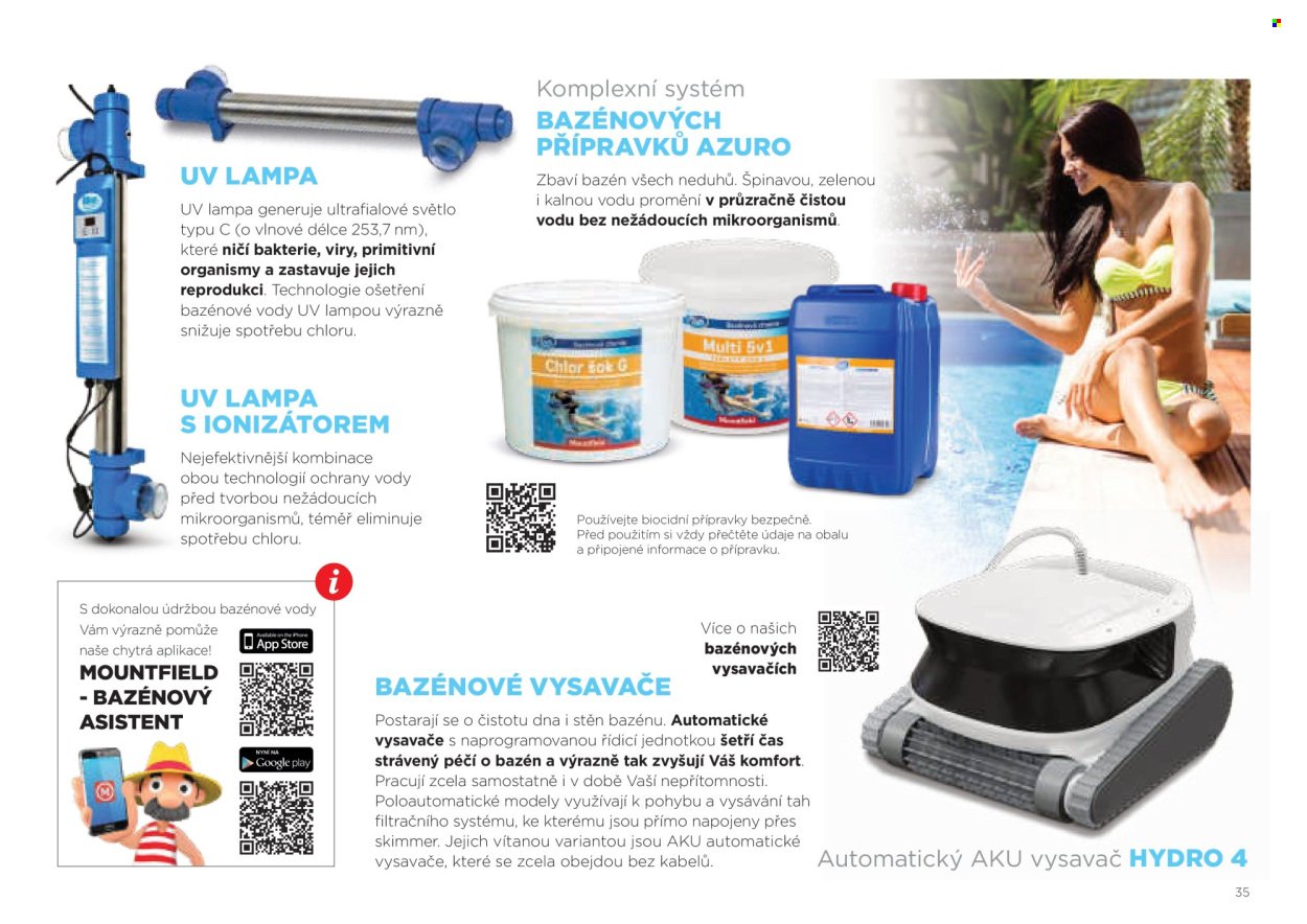 MOUNTFIELD leták - Katalog prémiových bazénů (2026-05-15)