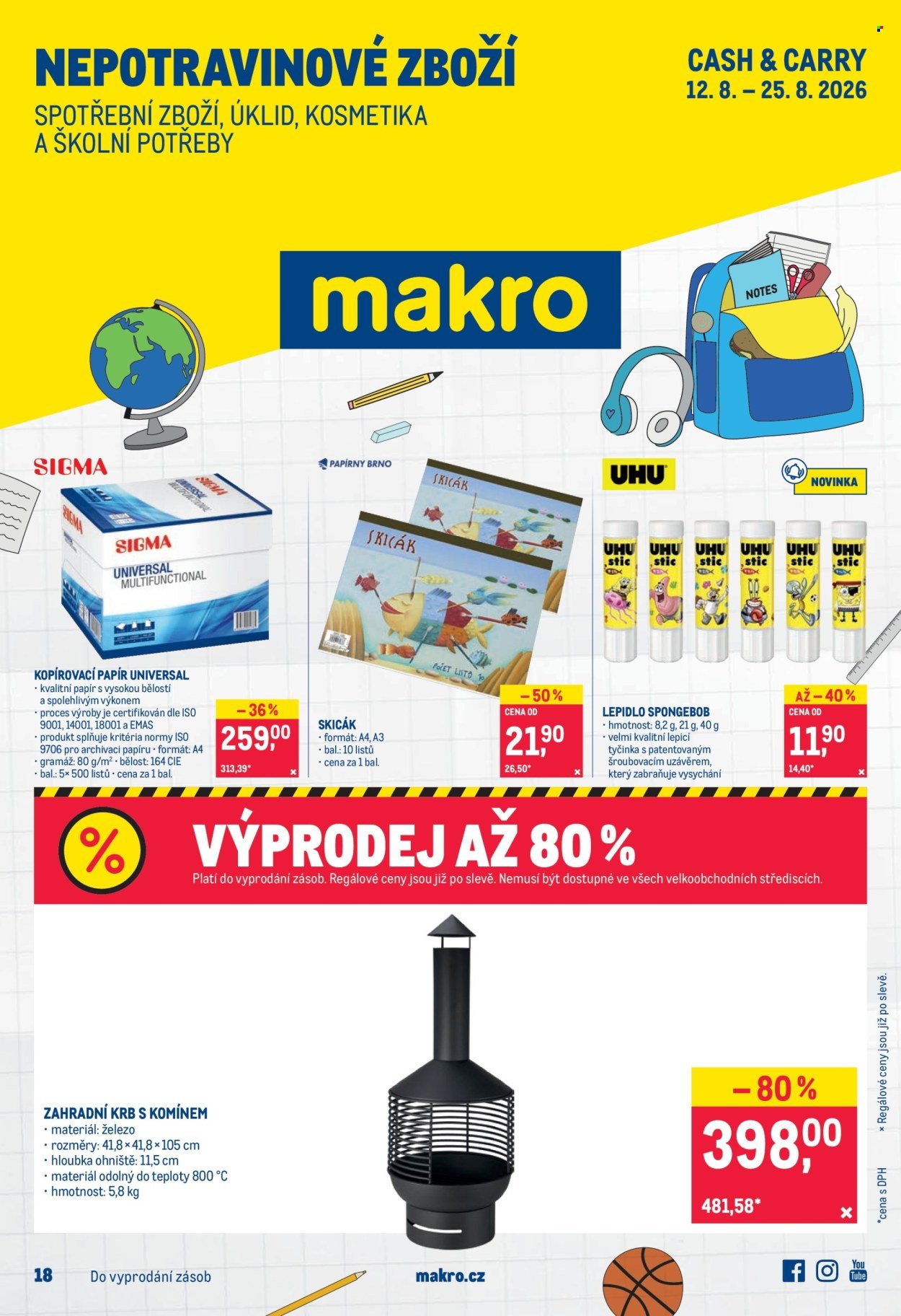 MAKRO leták - Nepotravinové zboží