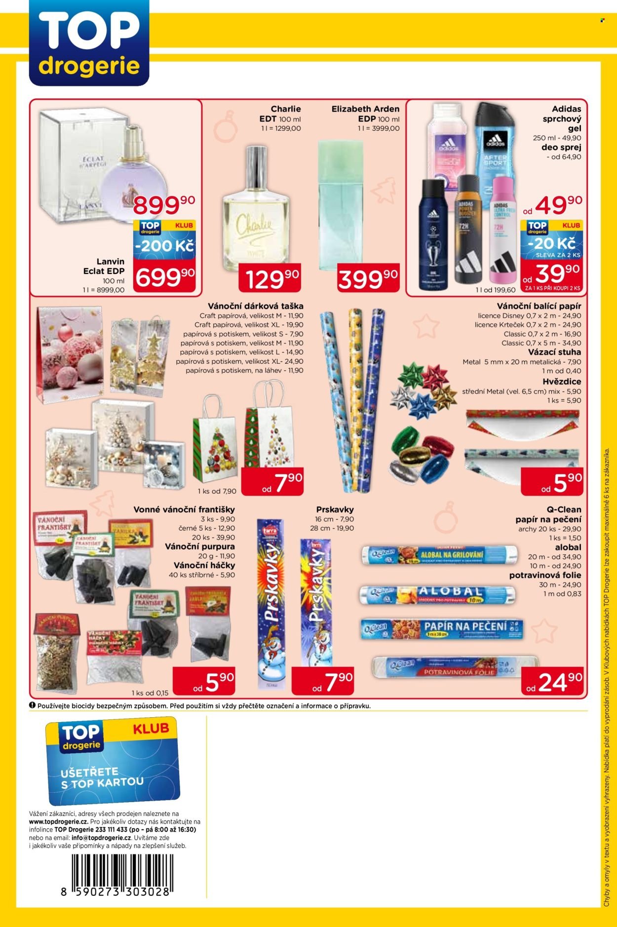 TOP DROGERIE leták - Od čtvrtka 11.12.2025 (2025-12-11 - 2025-12-20)