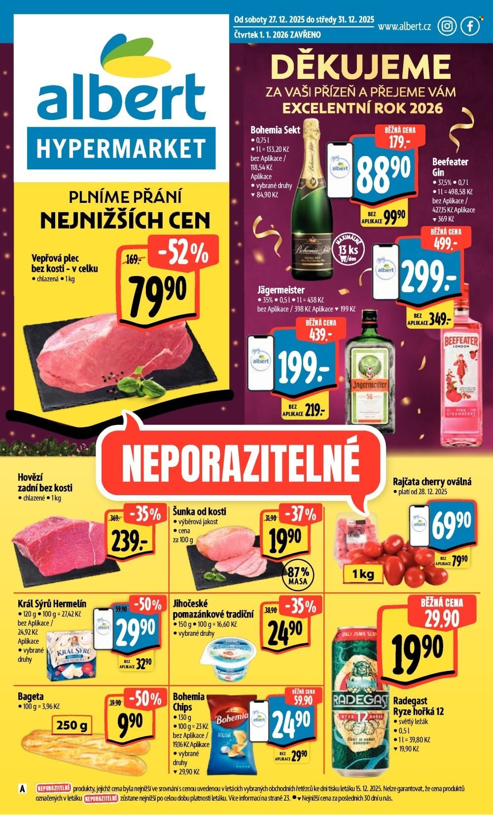 ALBERT leták - Neporazitelné (2025-12-27 - 2025-12-31)