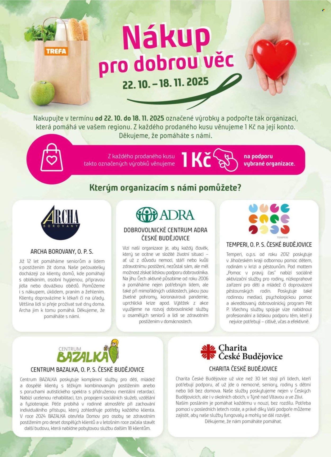 TREFA COOP leták - Od středy 22.10.2025 (2025-10-22 - 2025-11-18)