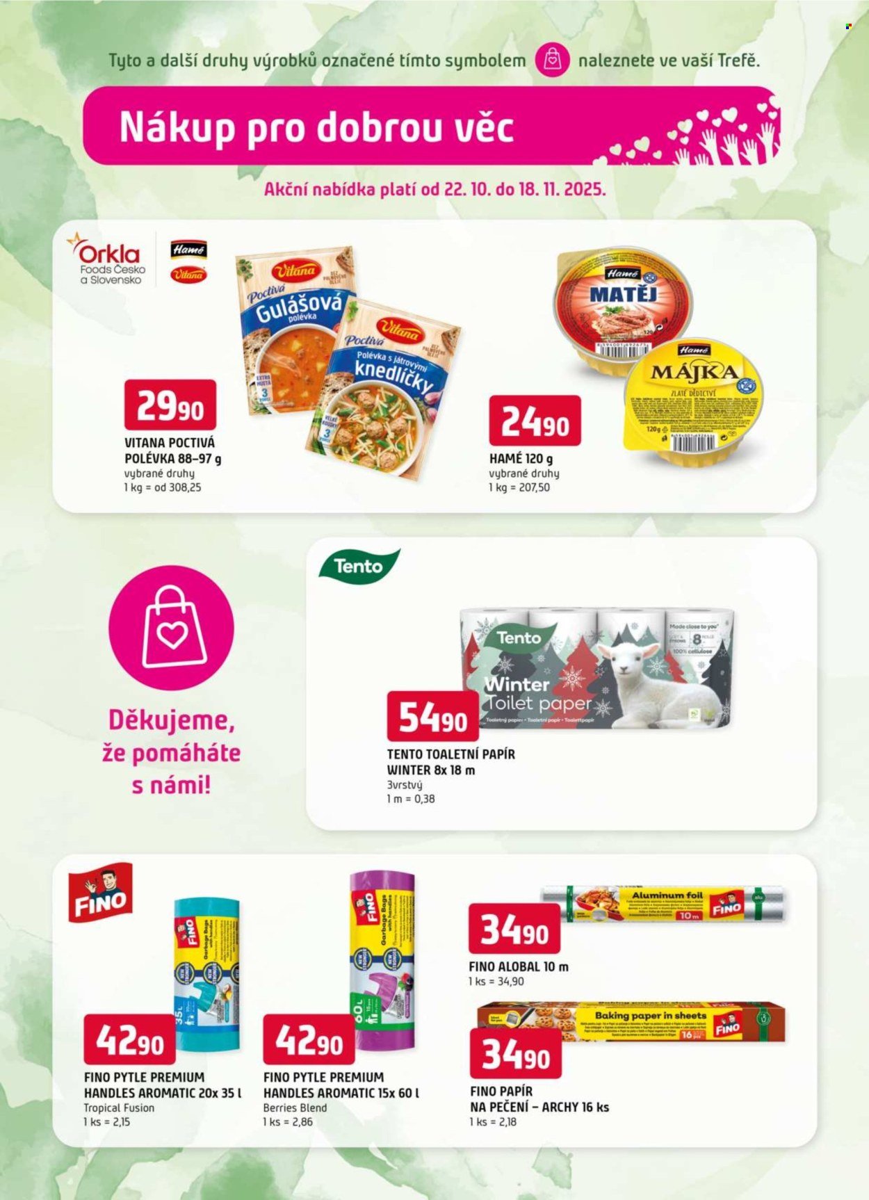 TREFA COOP leták - Od středy 22.10.2025 (2025-10-22 - 2025-11-18)