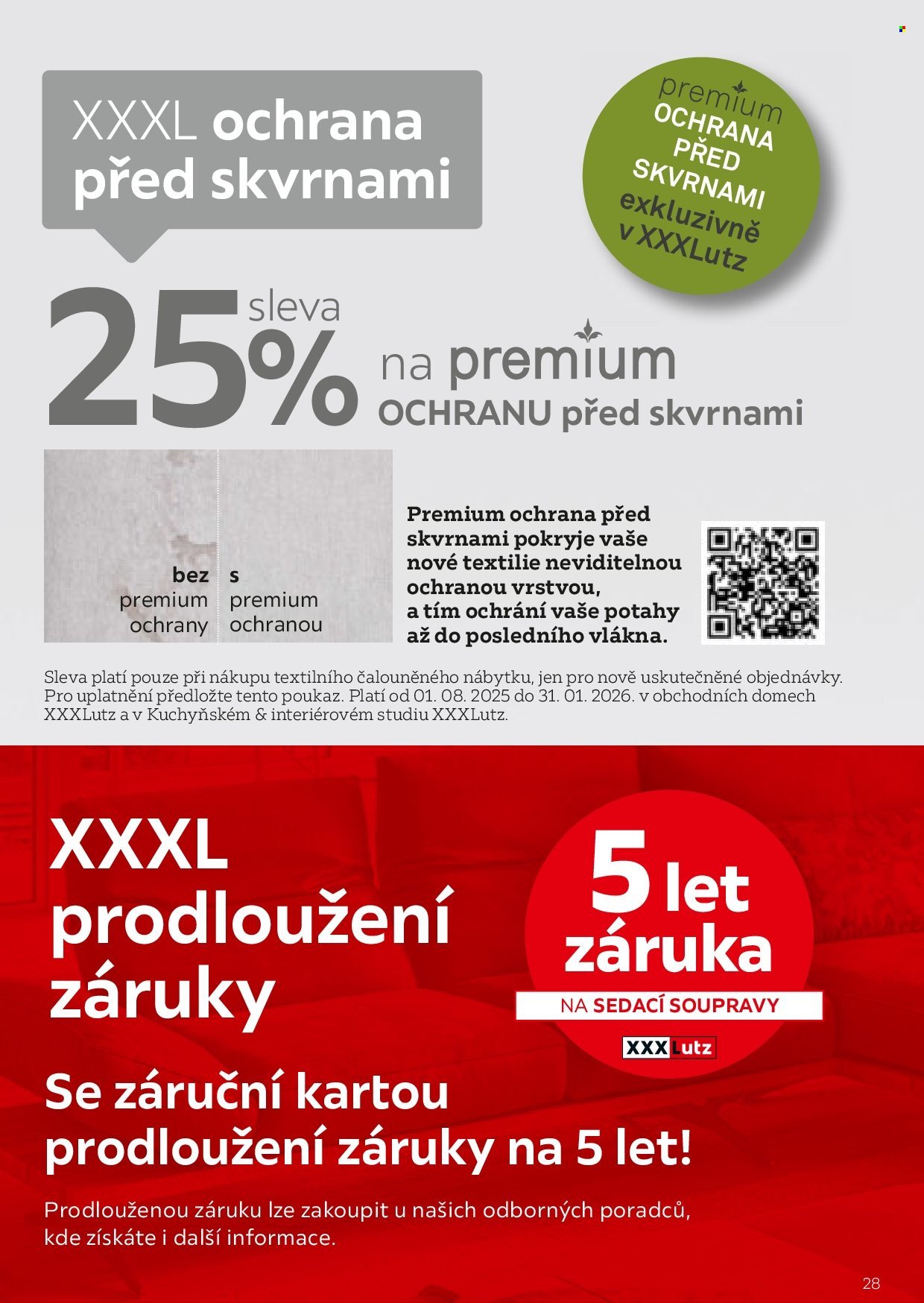 XXXLUTZ leták - Být věrným zákazníkem se vyplatí (2025-08-01 - 2026-01-31)