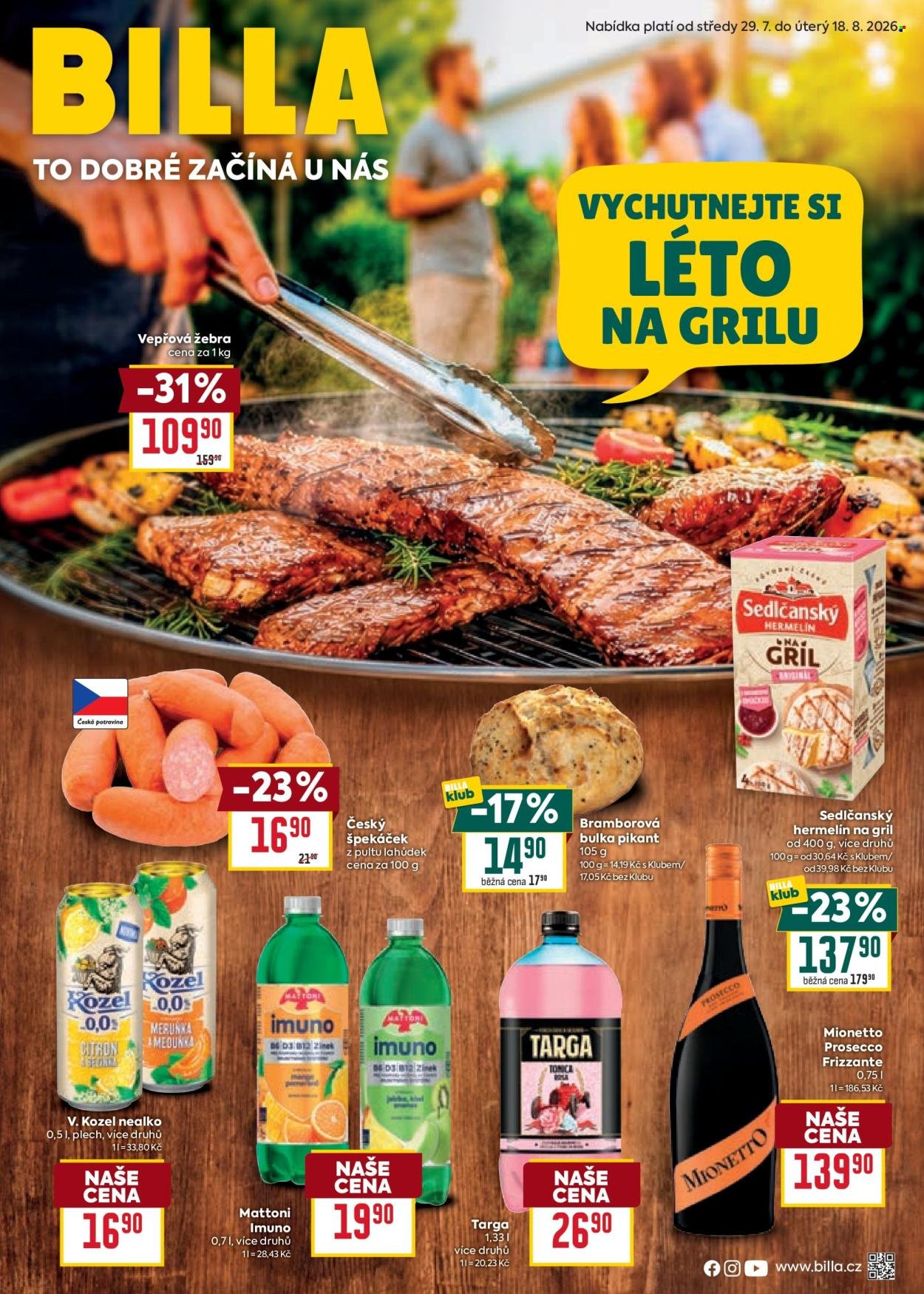 BILLA leták - Léto