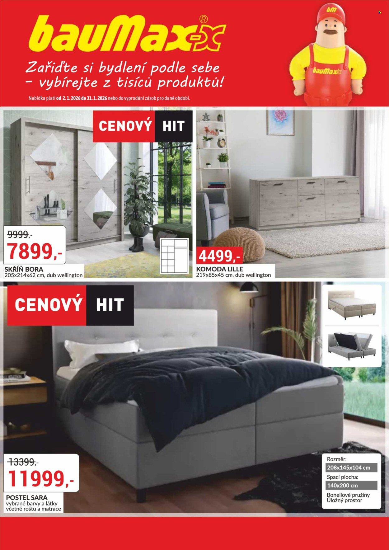 BAUMAX leták - Od pátku 2.1.2026 (2026-01-02 - 2026-01-31)