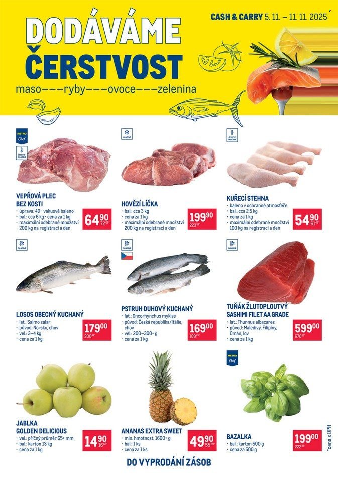 MAKRO leták - Dodáváme čerstvost (2025-11-05 - 2025-11-11)