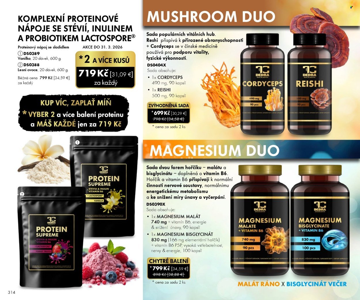 DEDRA leták - Universe (2026-02-20 - 2026-03-31)