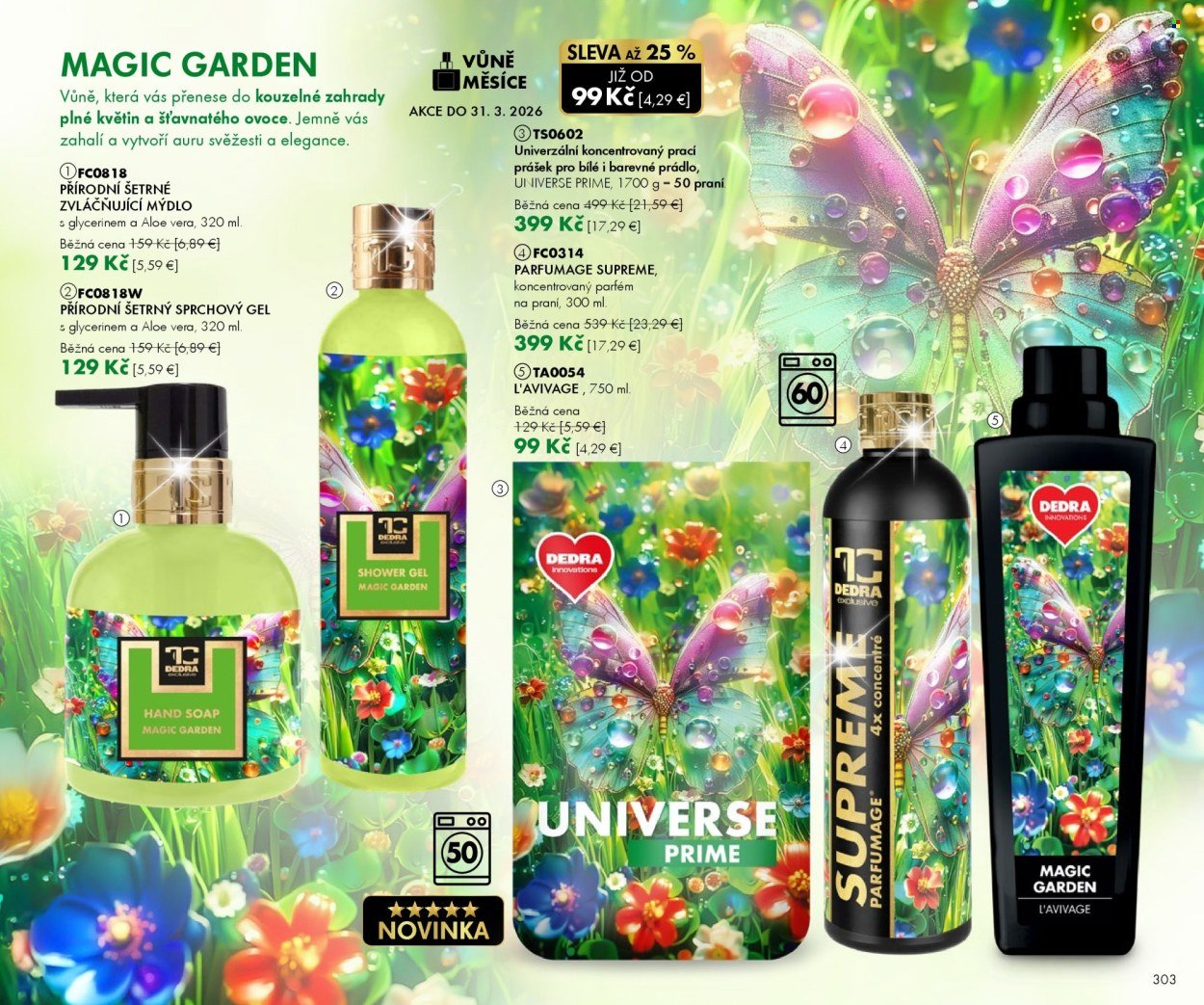 DEDRA leták - Universe (2026-02-20 - 2026-03-31)