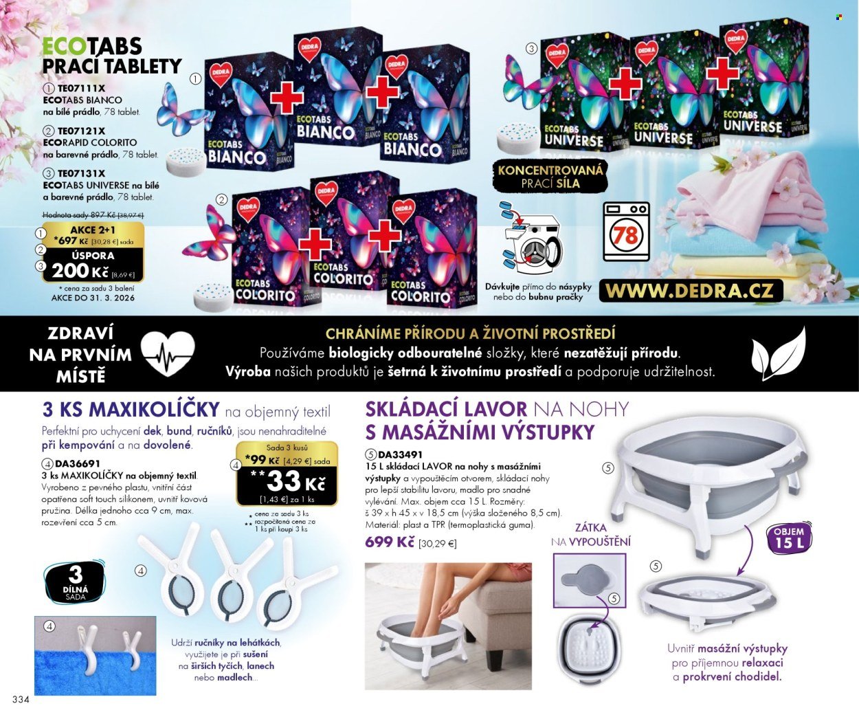 DEDRA leták - Universe (2026-02-20 - 2026-03-31)