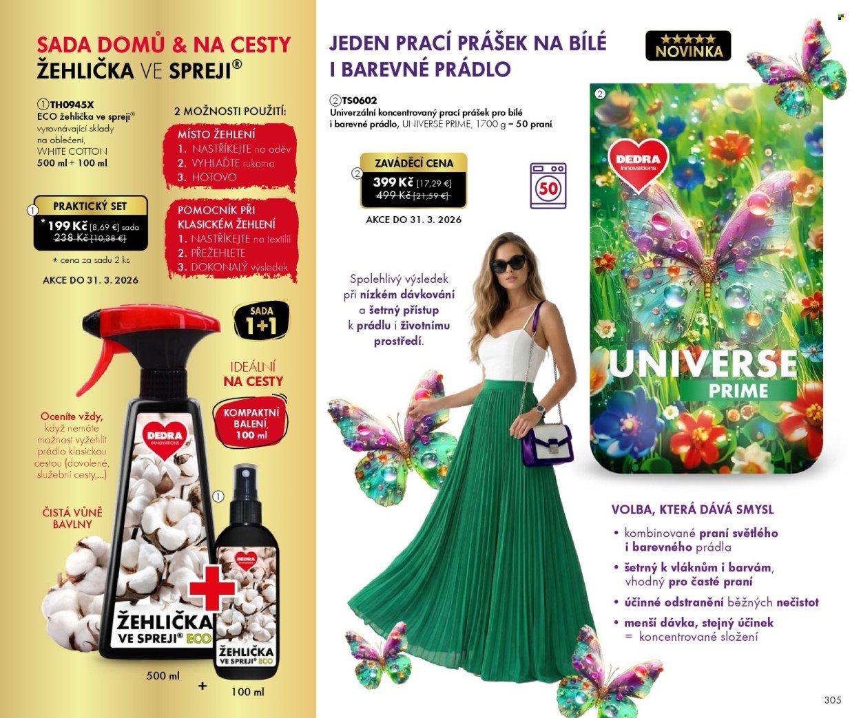 DEDRA leták - Universe (2026-02-20 - 2026-03-31)