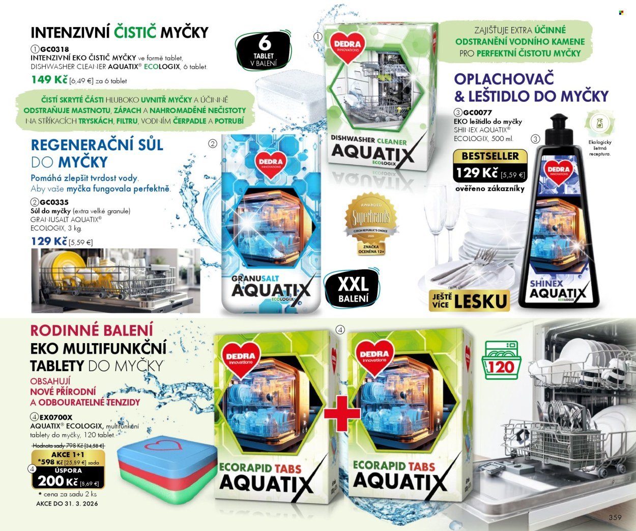 DEDRA leták - Universe (2026-02-20 - 2026-03-31)