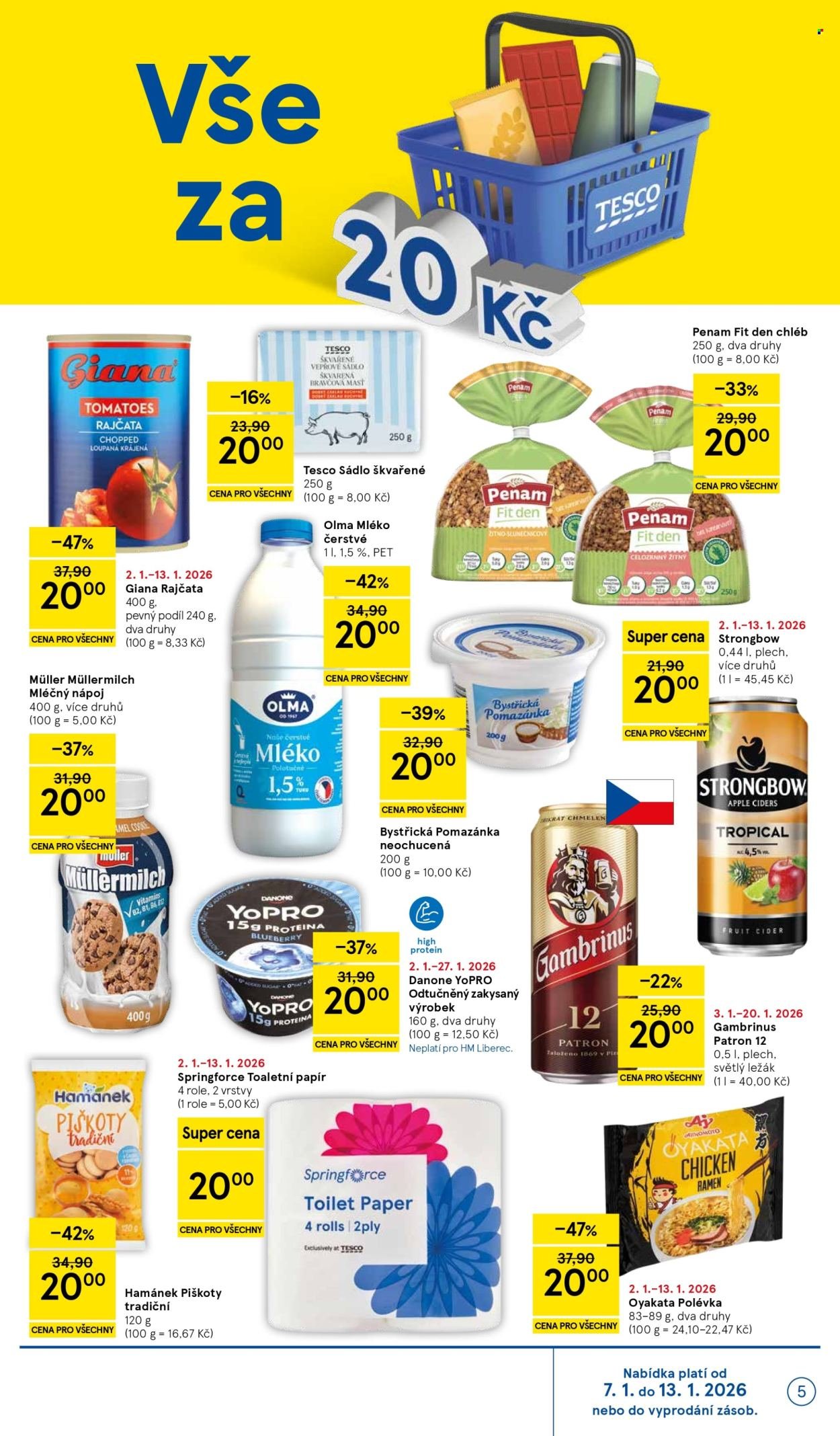 TESCO leták - Od středy 7.1.2026 (2026-01-07 - 2026-01-13)
