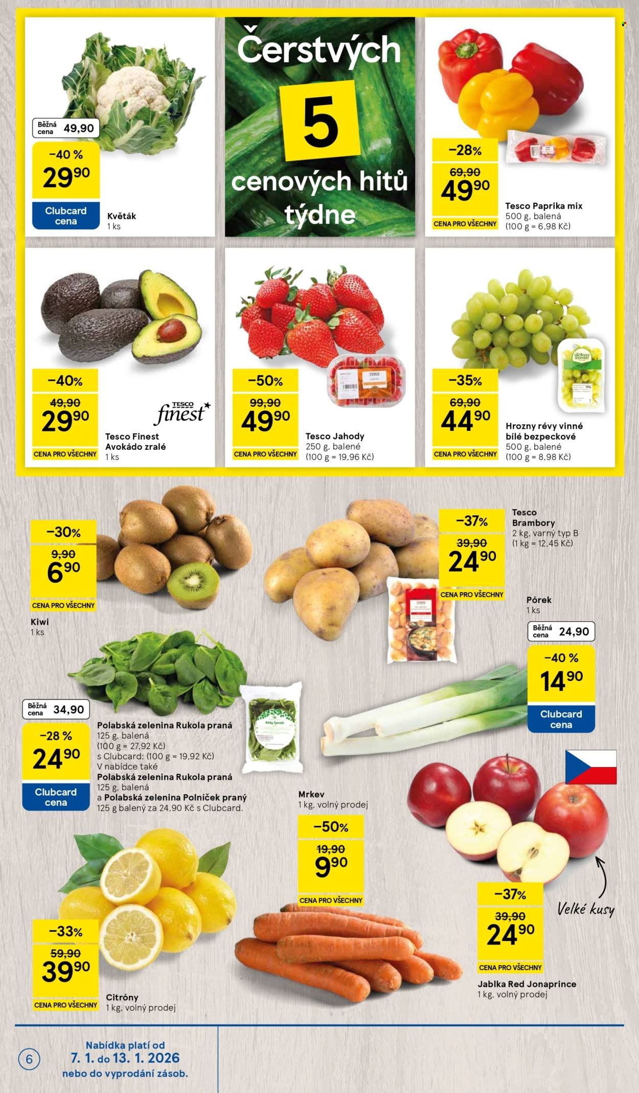 TESCO leták - Od středy 7.1.2026 (2026-01-07 - 2026-01-13)