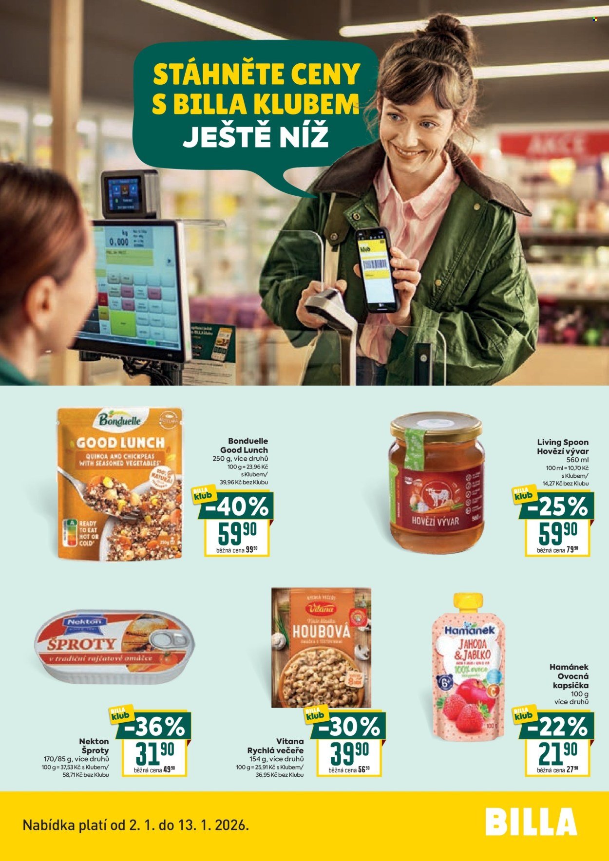 BILLA leták - Klub (2026-01-02 - 2026-01-13)