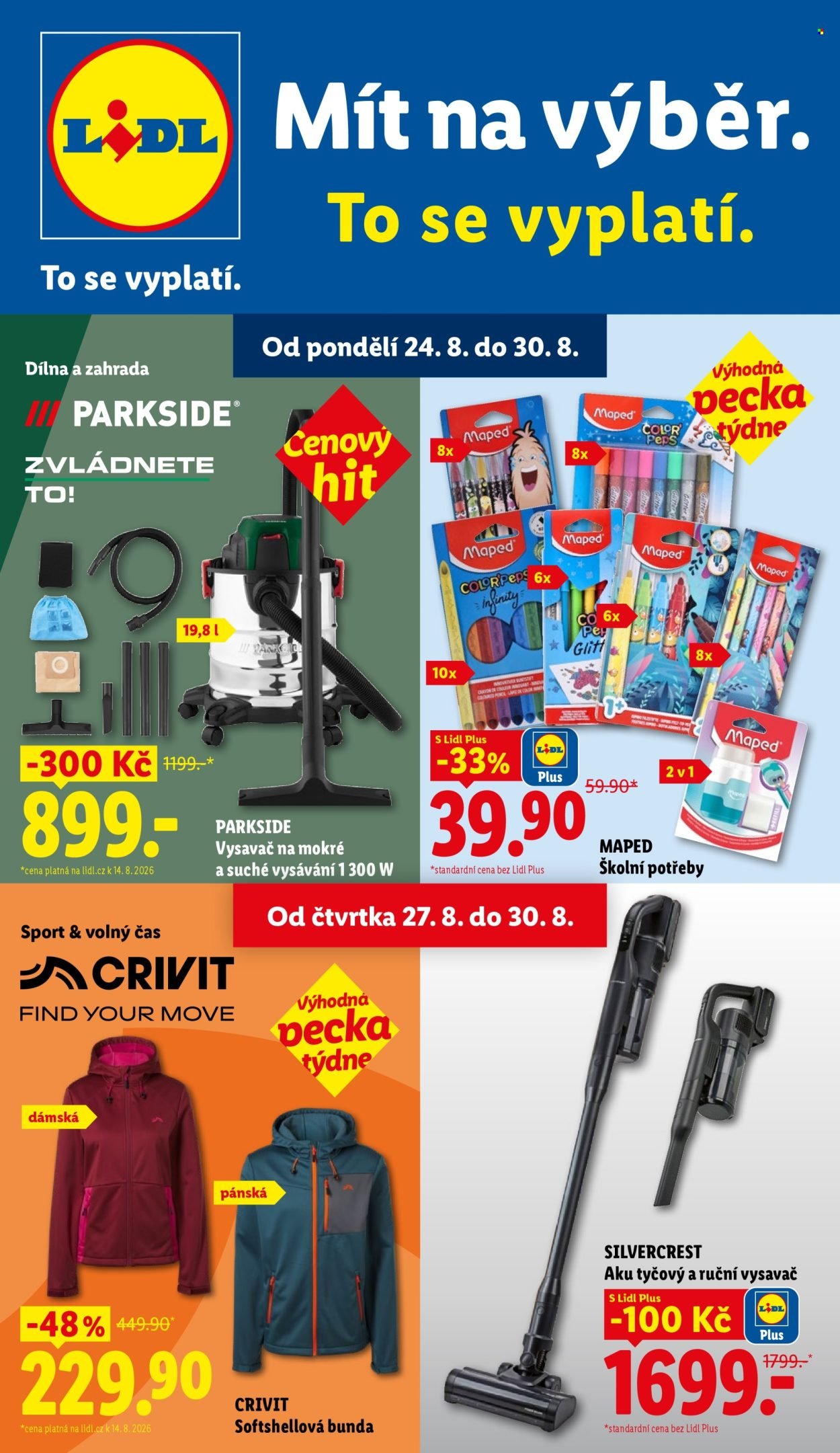 LIDL leták - Spotřební zboží