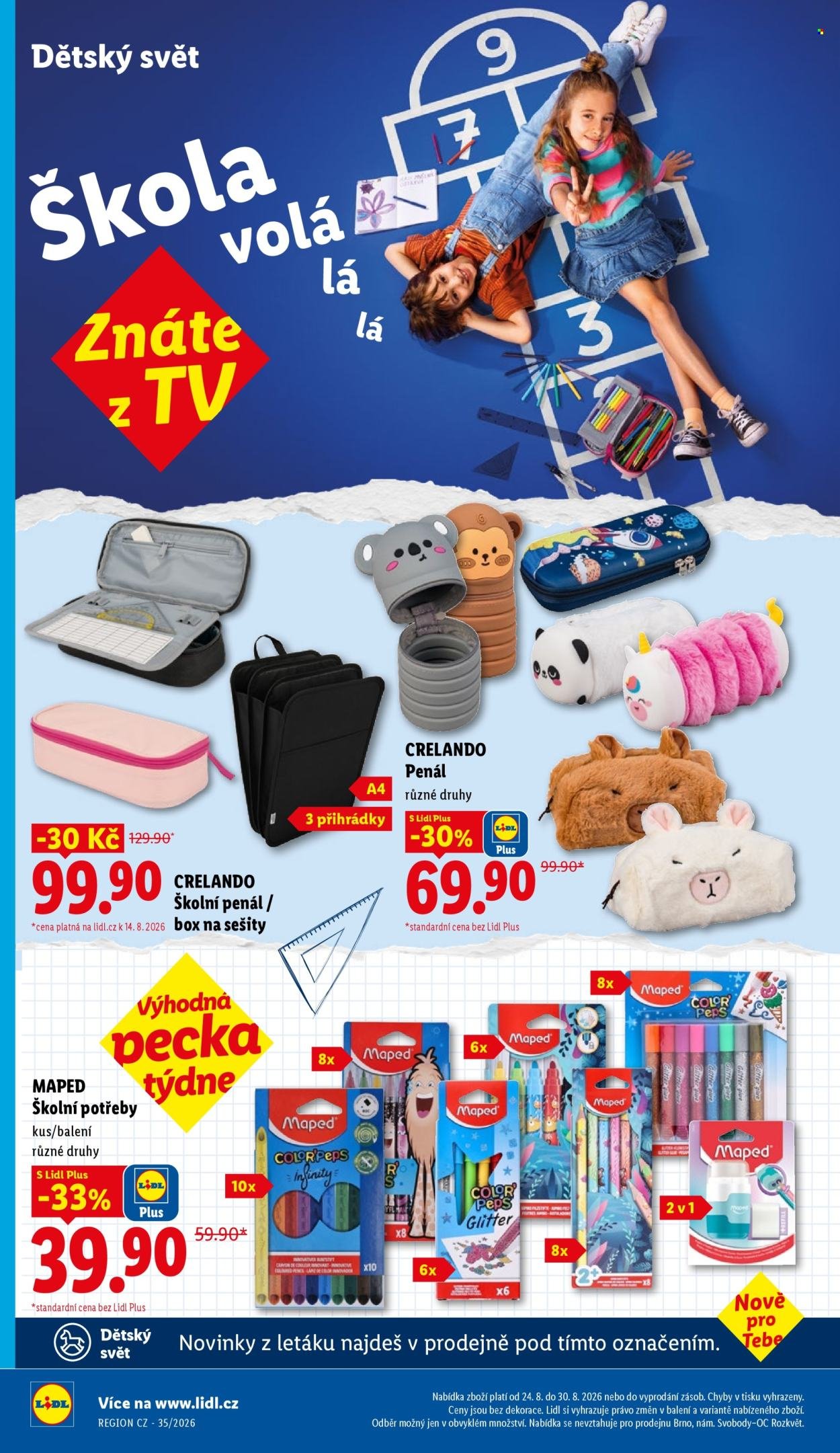 LIDL leták - Spotřební zboží