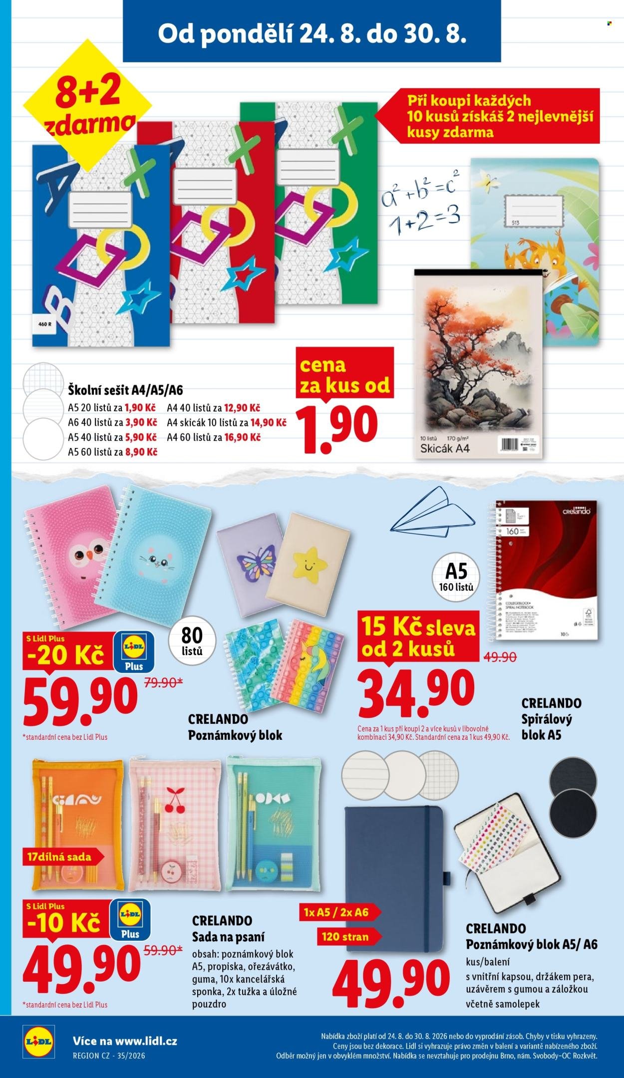 LIDL leták - Spotřební zboží