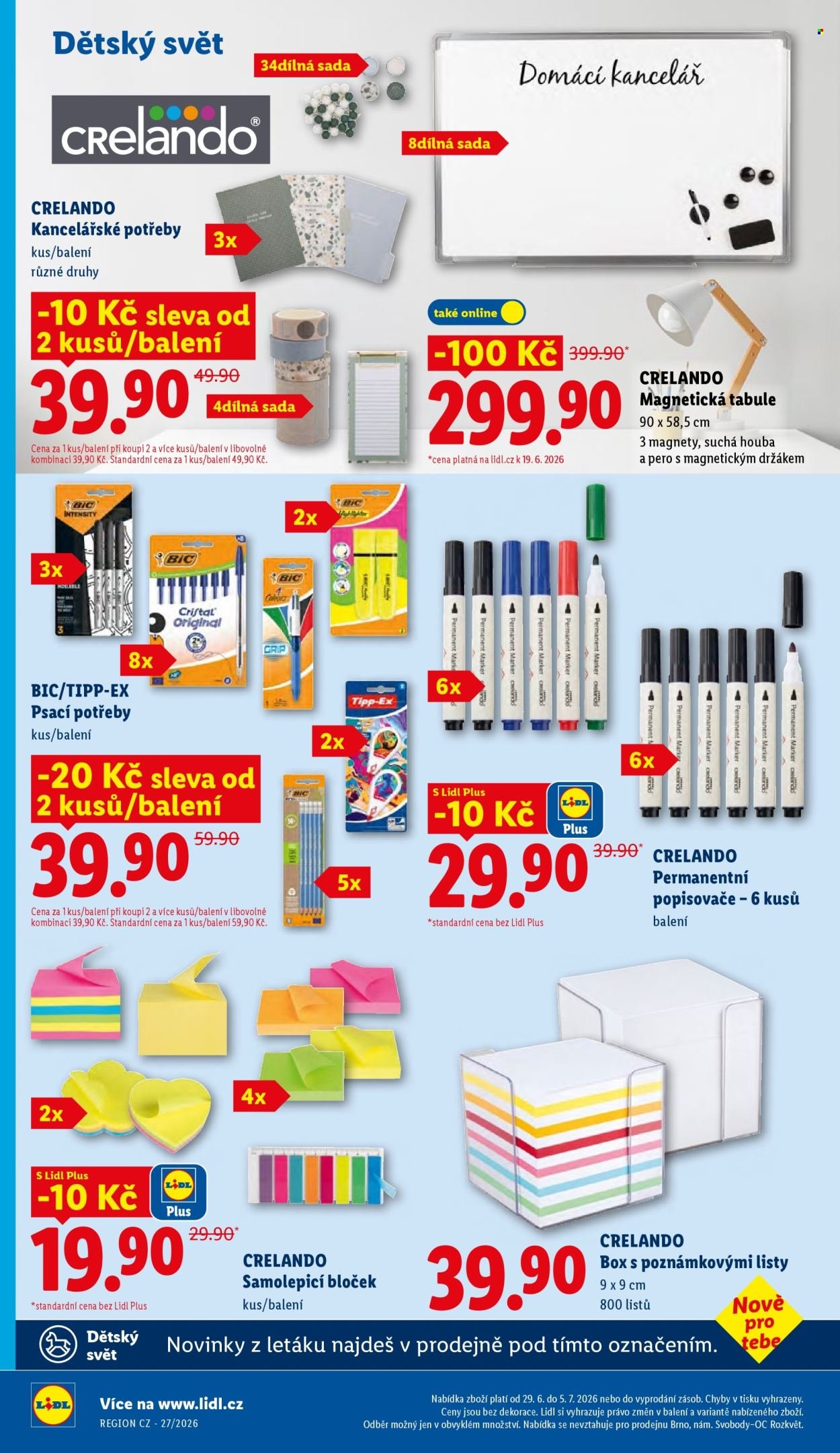LIDL leták - Spotřební zboží