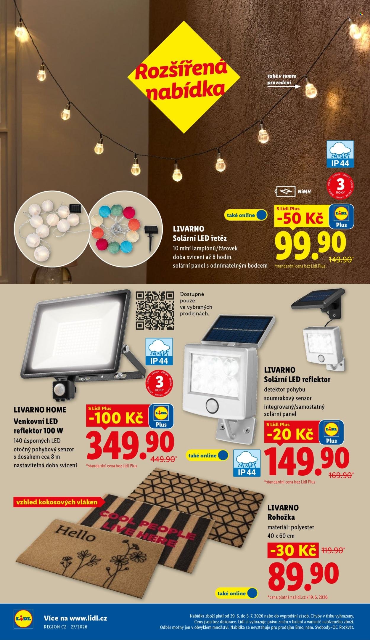 LIDL leták - Spotřební zboží