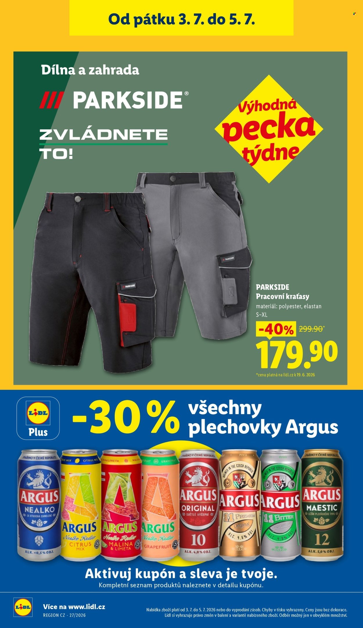 LIDL leták - Spotřební zboží