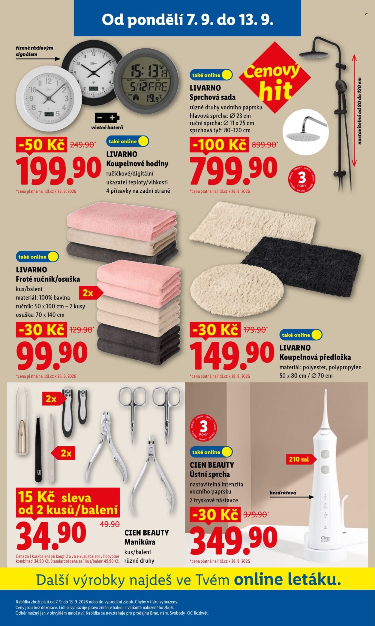 LIDL leták - Spotřební zboží