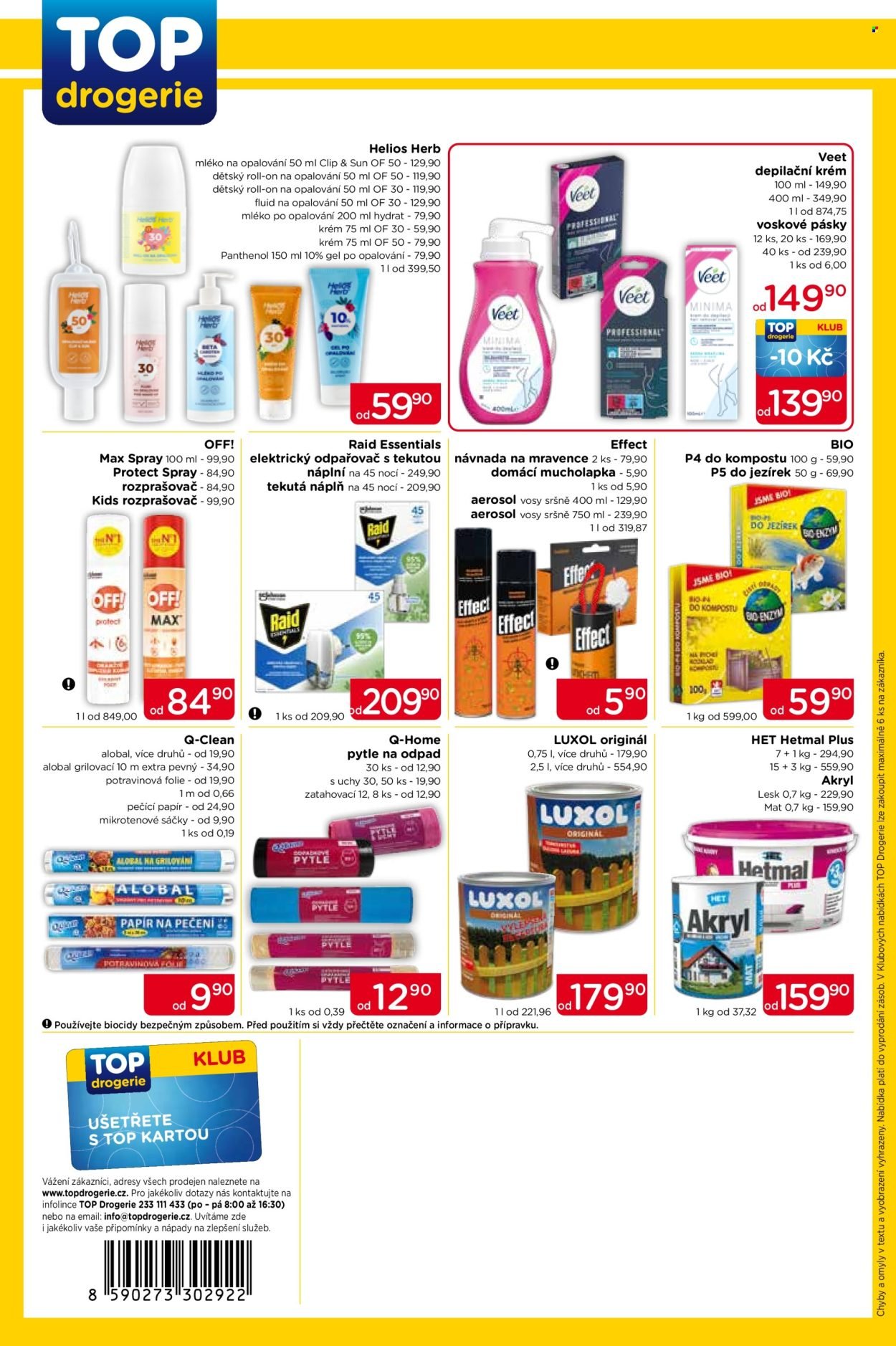TOP DROGERIE leták - Od čtvrtka 23.7.2026