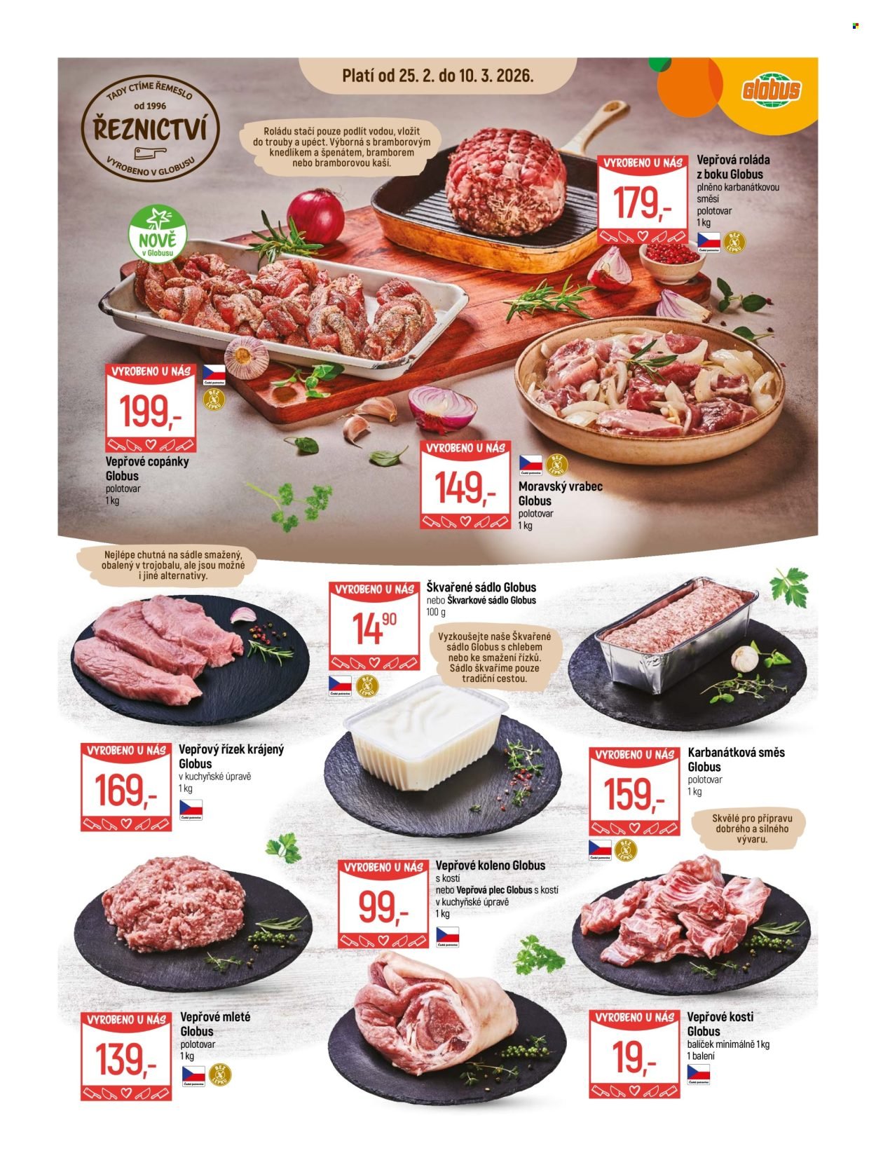 GLOBUS leták - Od středy 25.2.2026 (2026-02-25 - 2026-03-03)