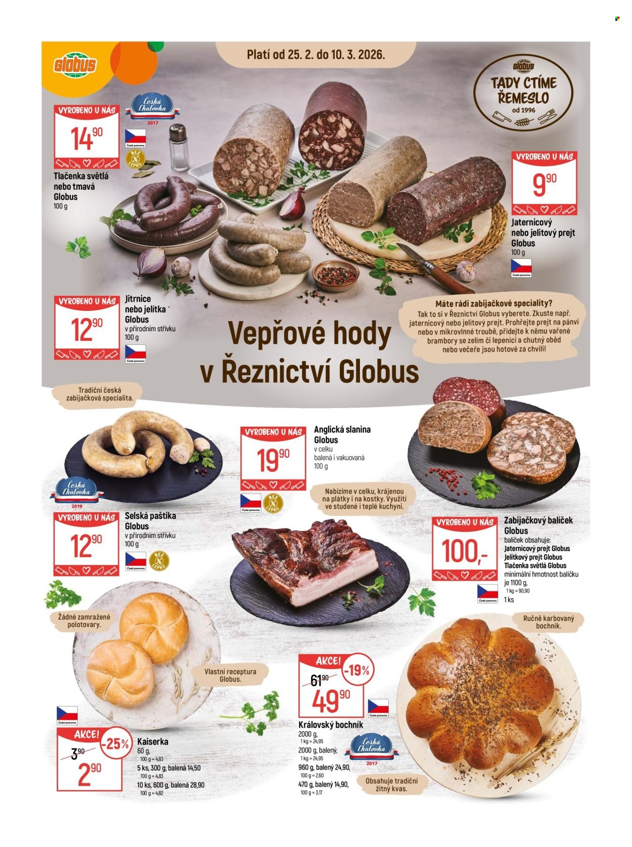 GLOBUS leták - Od středy 25.2.2026 (2026-02-25 - 2026-03-03)