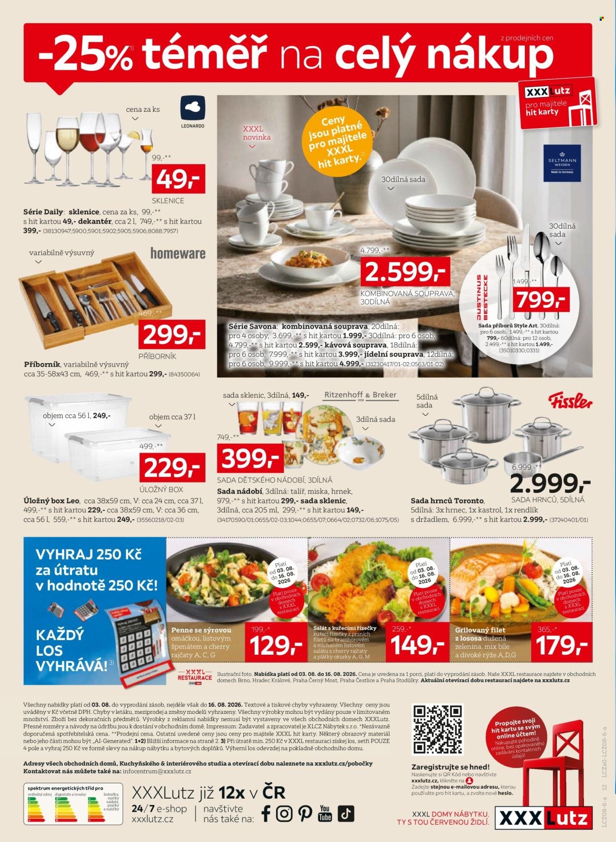 XXXLUTZ leták - Sleva 25 % na téměř celý nákup!