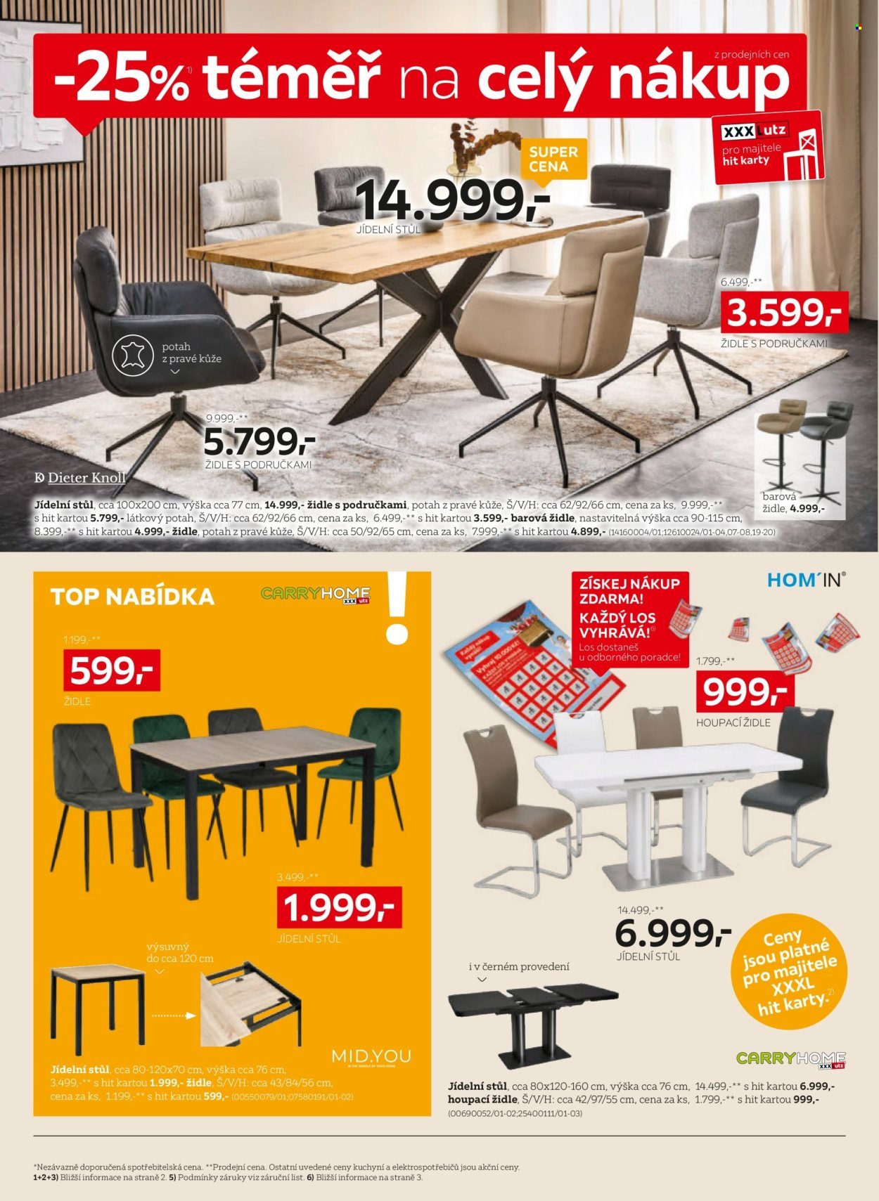 XXXLUTZ leták - Sleva 25 % na téměř celý nákup!