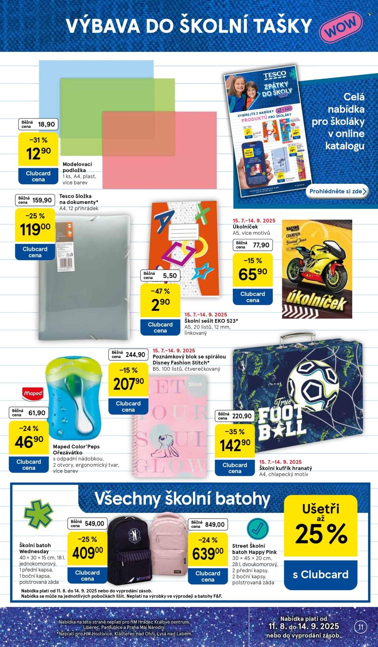 TESCO leták - 15 let s Clubcard (2025-08-13 - 2025-08-19)