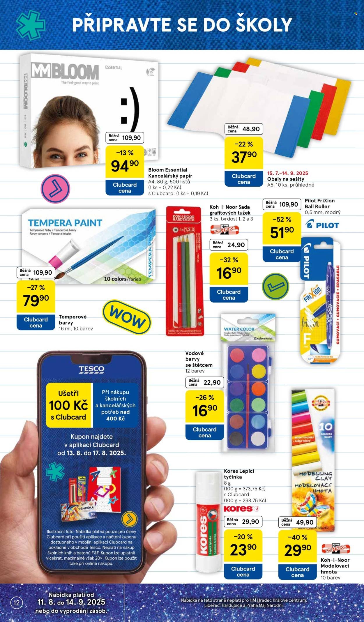TESCO leták - 15 let s Clubcard (2025-08-13 - 2025-08-19)