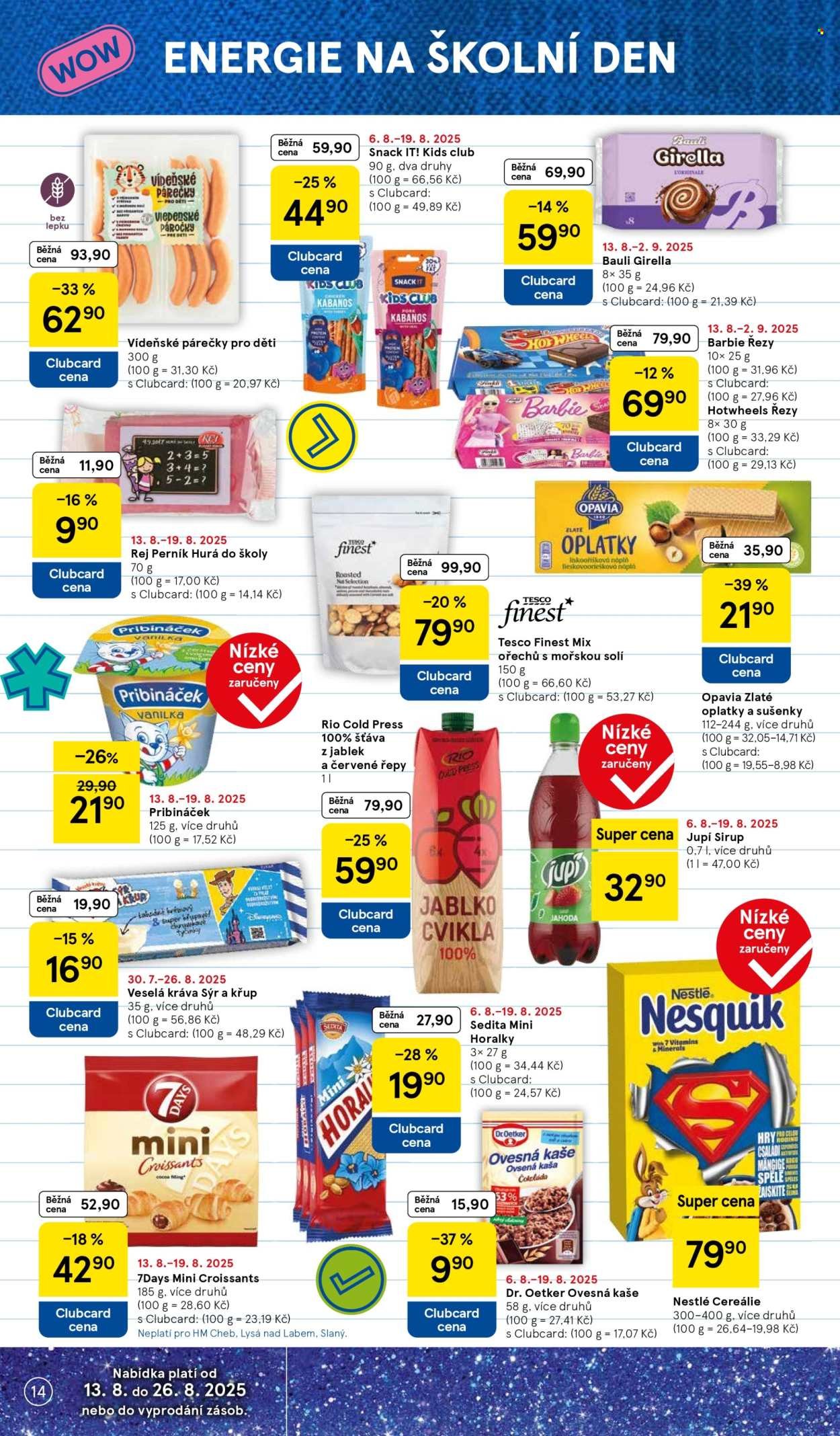 TESCO leták - 15 let s Clubcard (2025-08-13 - 2025-08-19)