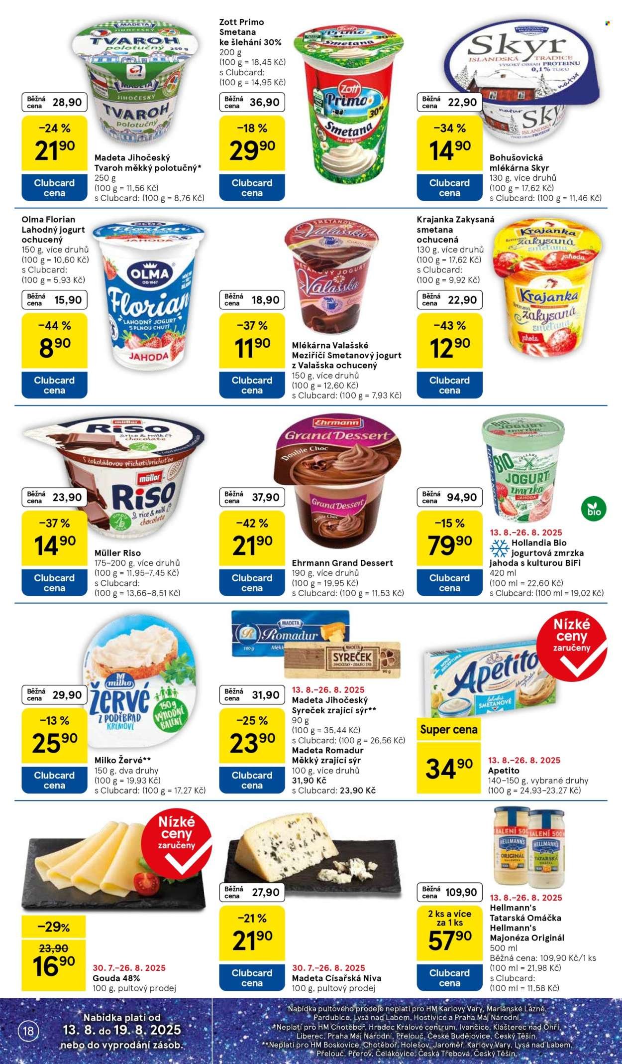 TESCO leták - 15 let s Clubcard (2025-08-13 - 2025-08-19)