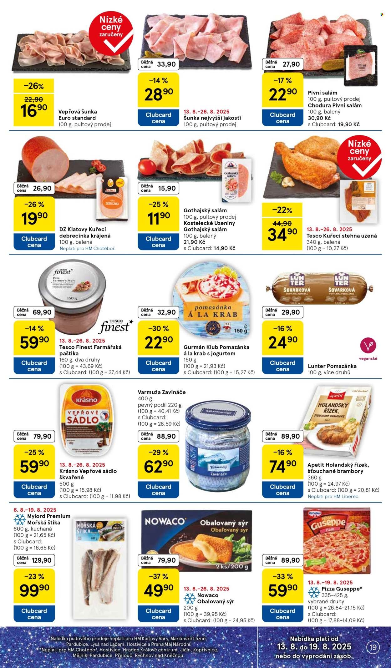 TESCO leták - 15 let s Clubcard (2025-08-13 - 2025-08-19)