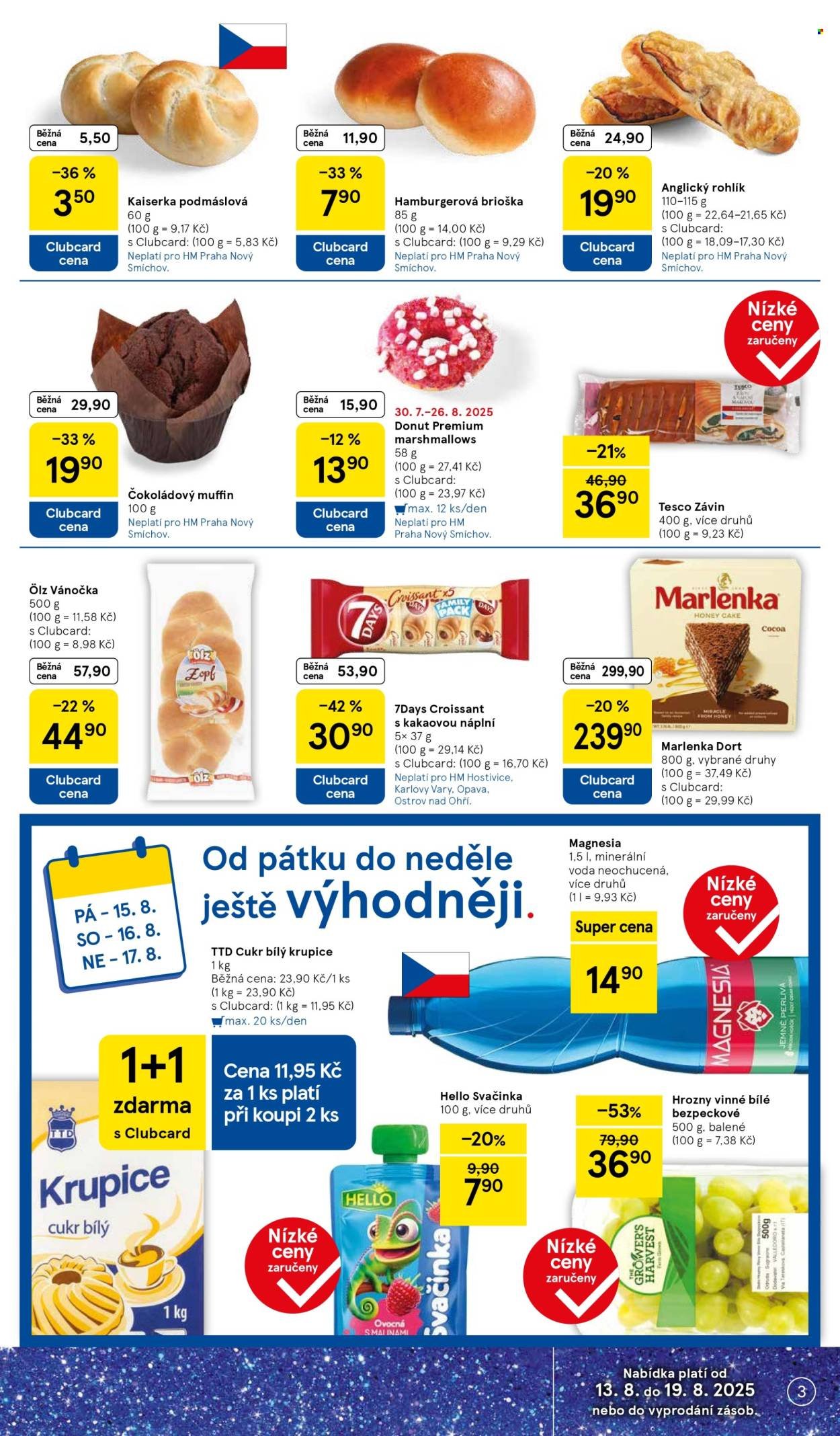 TESCO leták - 15 let s Clubcard (2025-08-13 - 2025-08-19)
