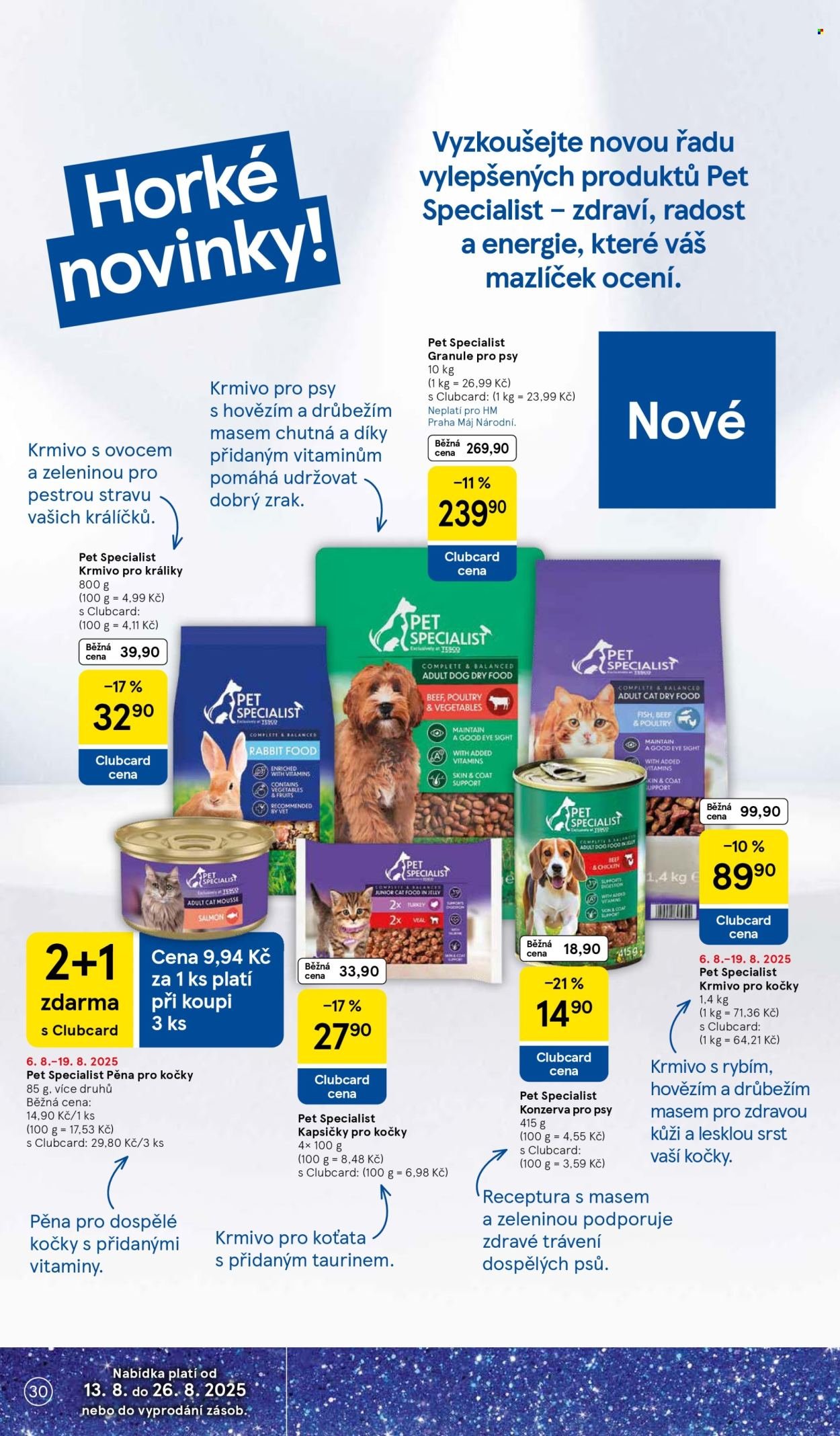 TESCO leták - 15 let s Clubcard (2025-08-13 - 2025-08-19)