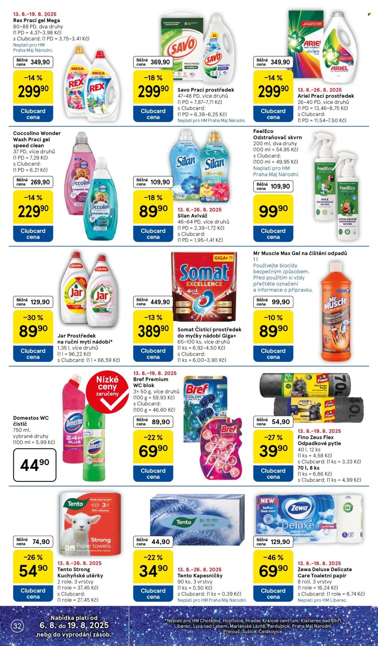 TESCO leták - 15 let s Clubcard (2025-08-13 - 2025-08-19)