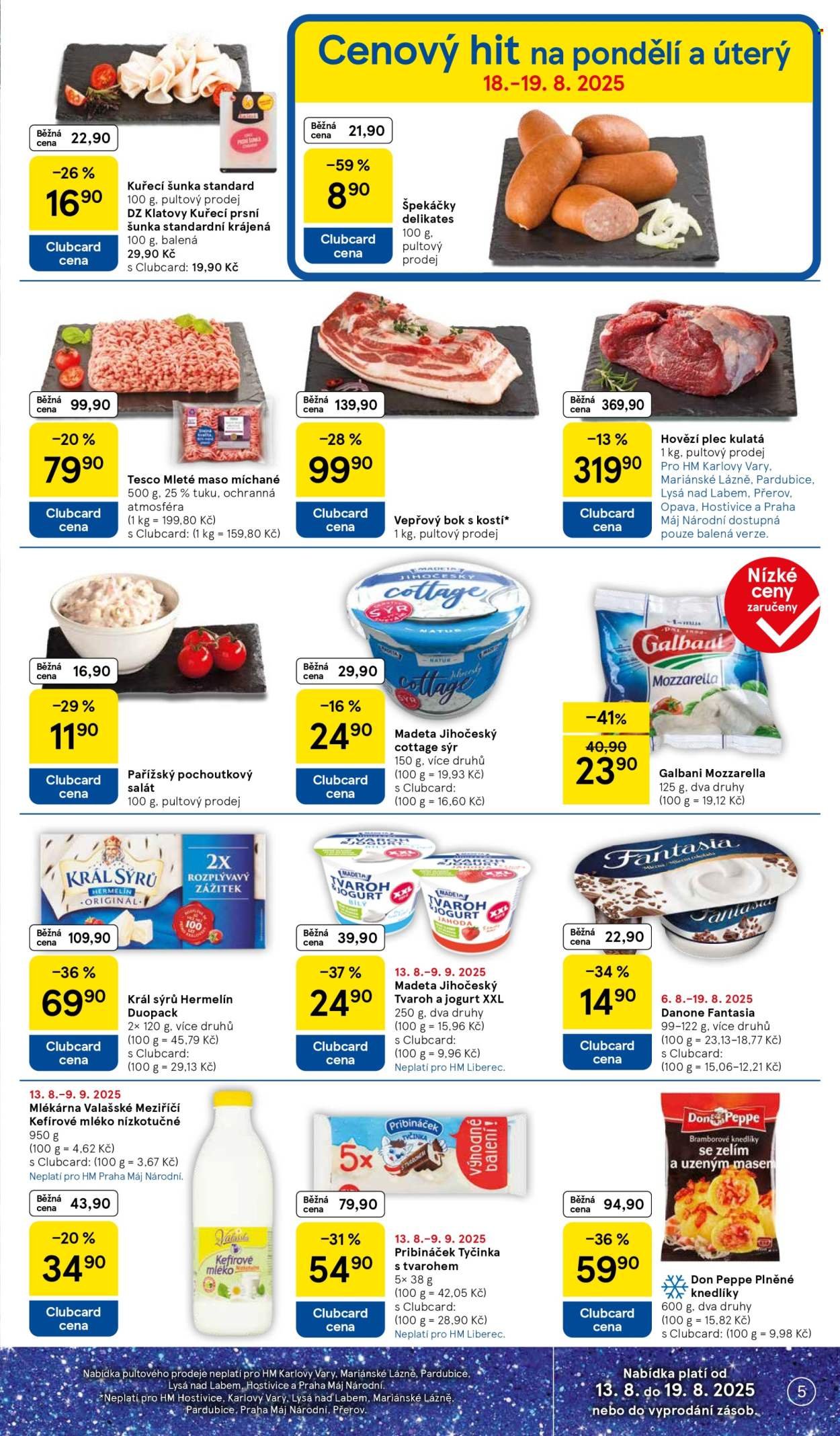 TESCO leták - 15 let s Clubcard (2025-08-13 - 2025-08-19)