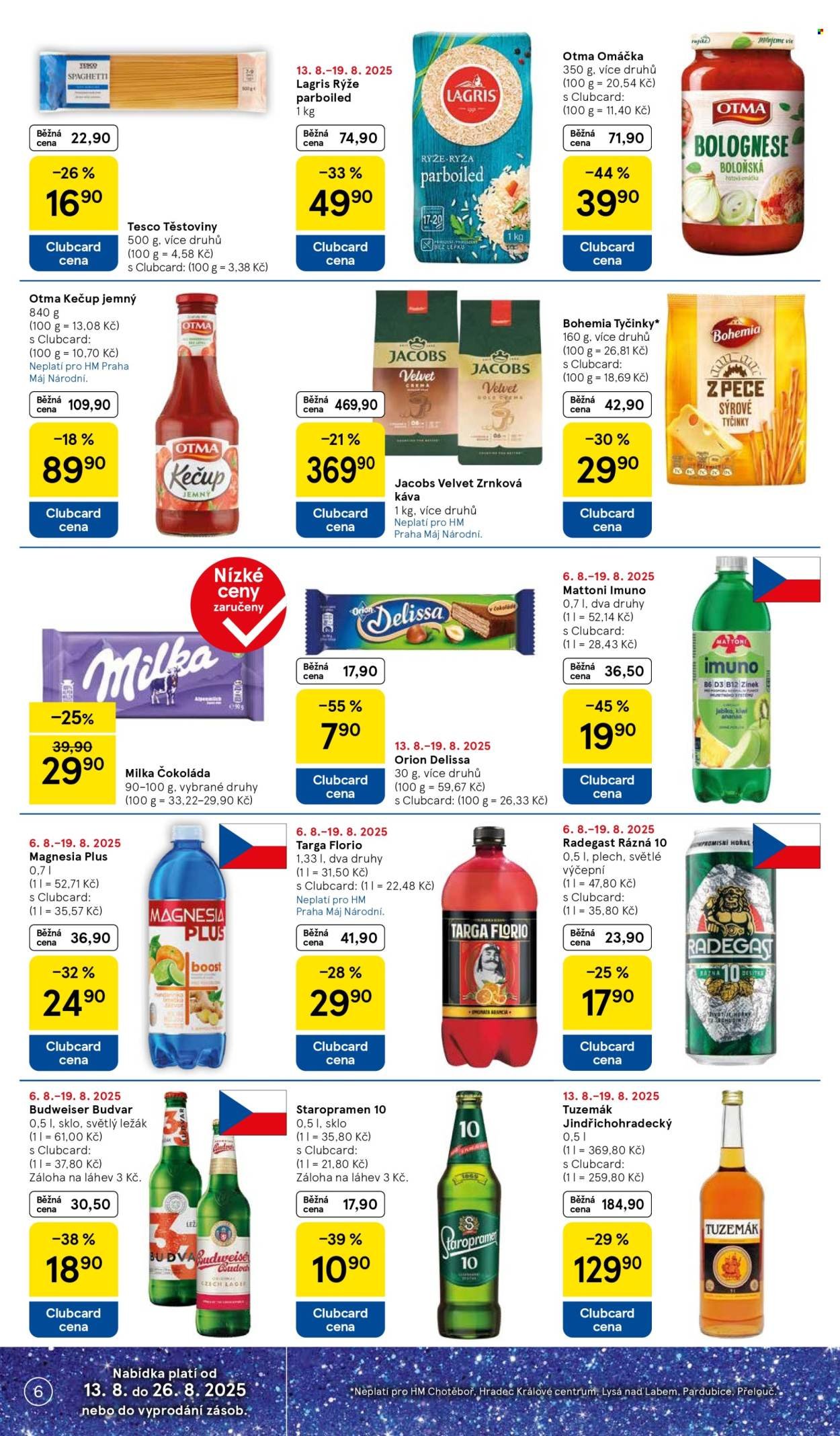 TESCO leták - 15 let s Clubcard (2025-08-13 - 2025-08-19)