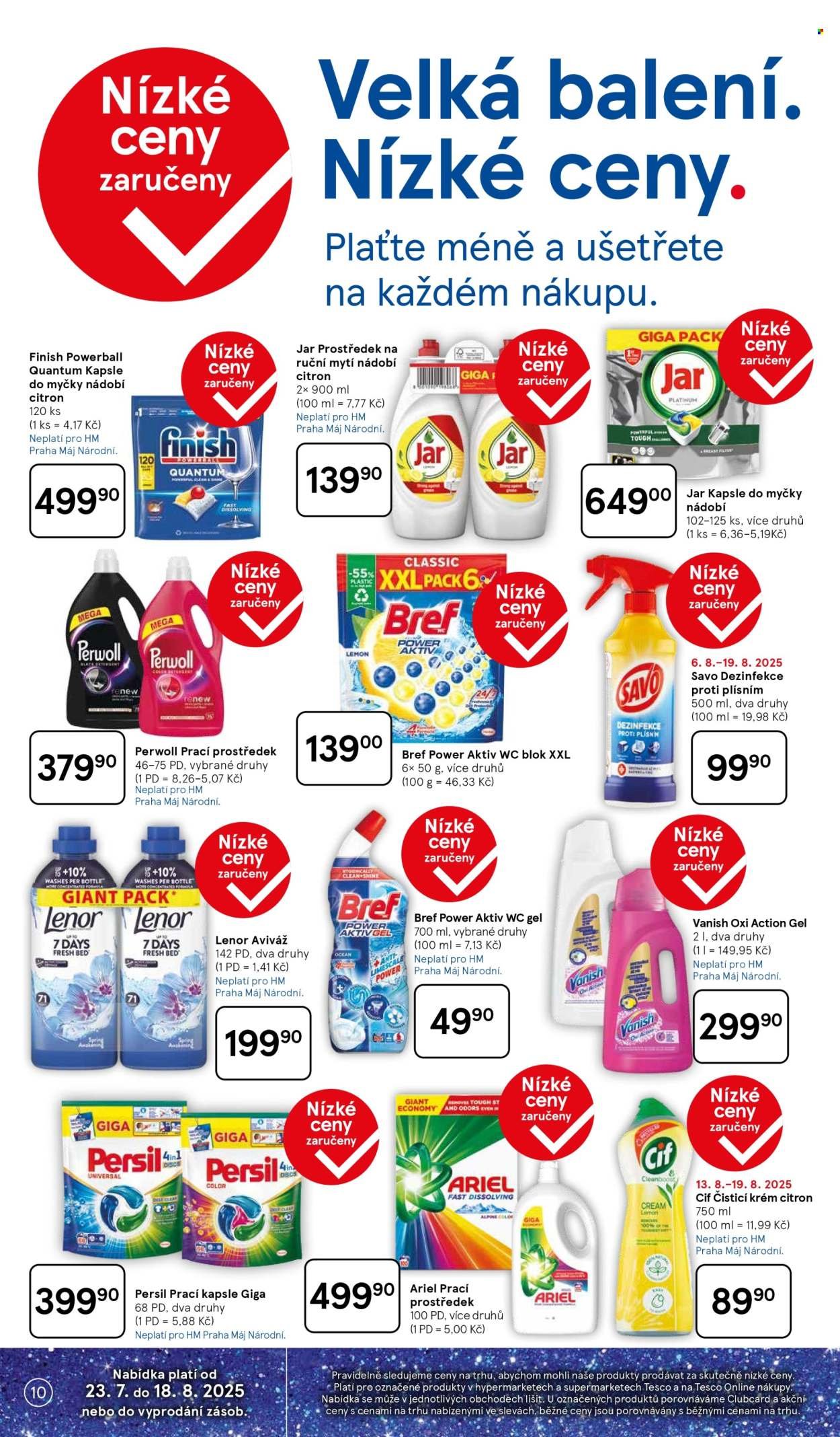 TESCO leták - 15 let s Clubcard (2025-08-13 - 2025-08-19)