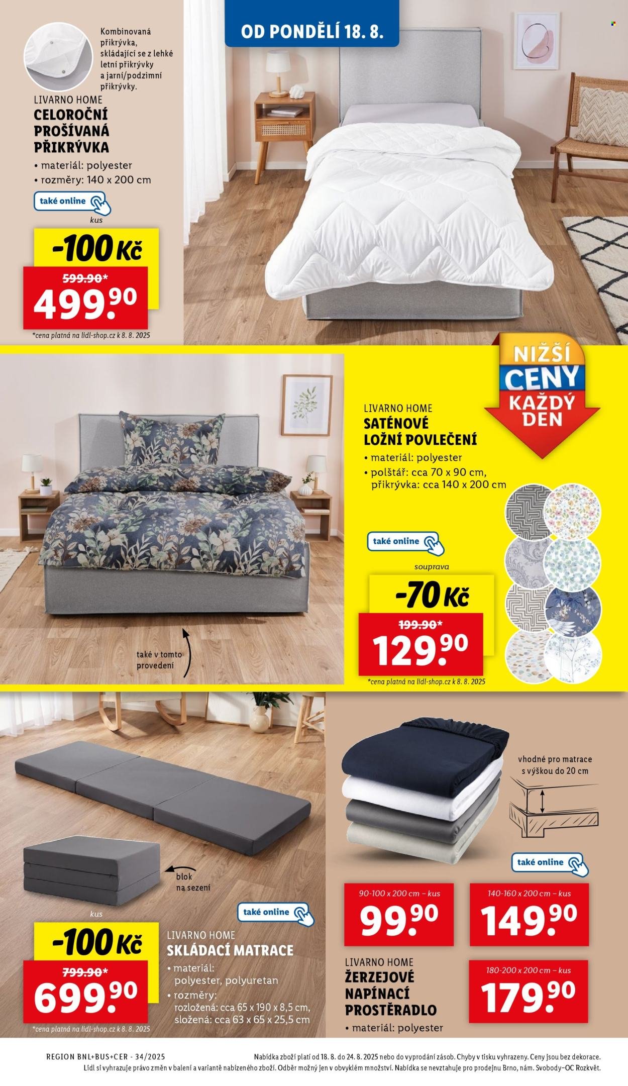 LIDL leták - Spotřební zboží (2025-08-18 - 2025-08-24)